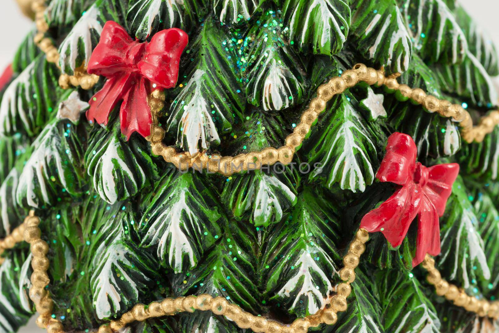 Tabletop Christmas tree detail by naumoid