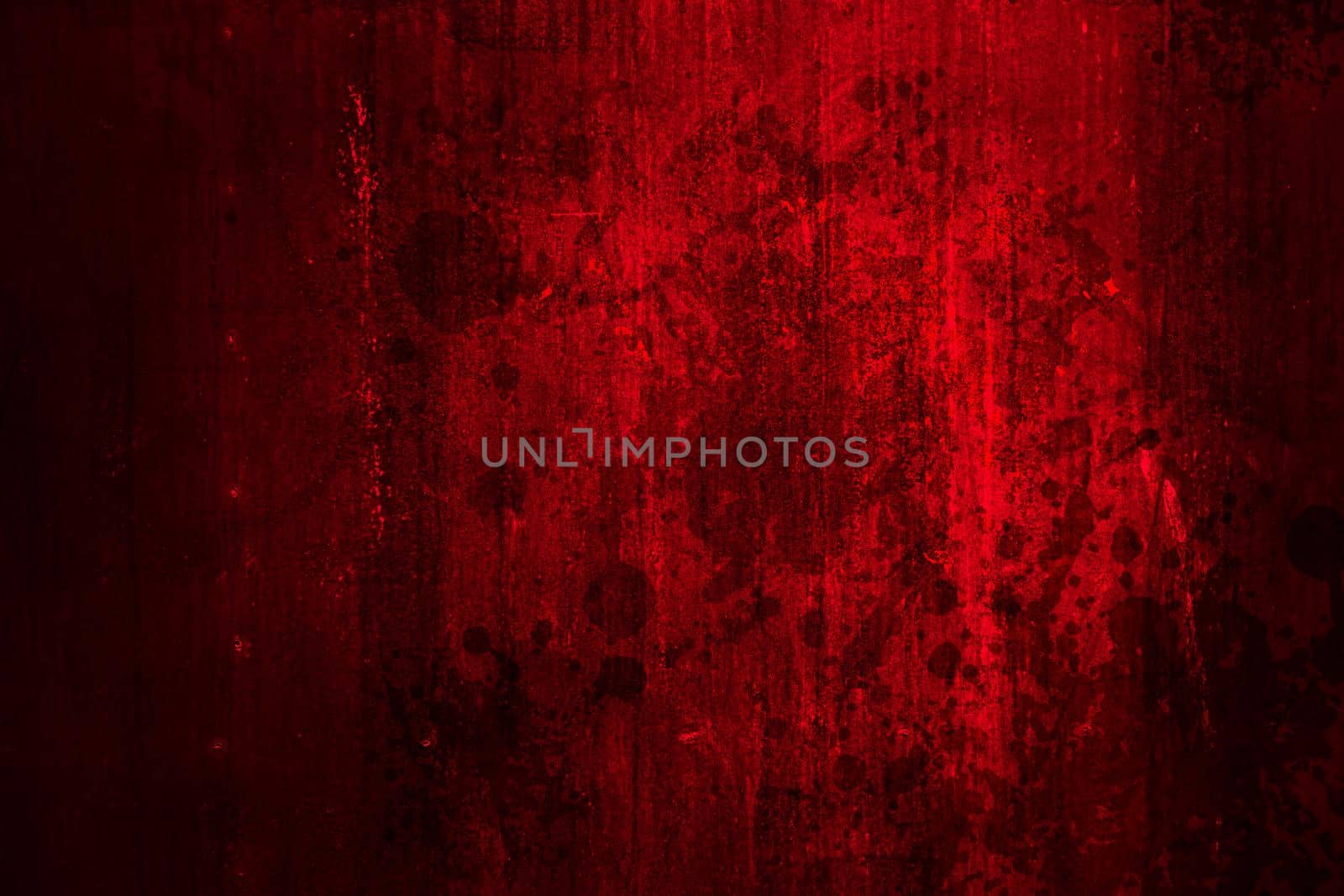 red bloody dirty grunge for horror crime scene scary wall for background.