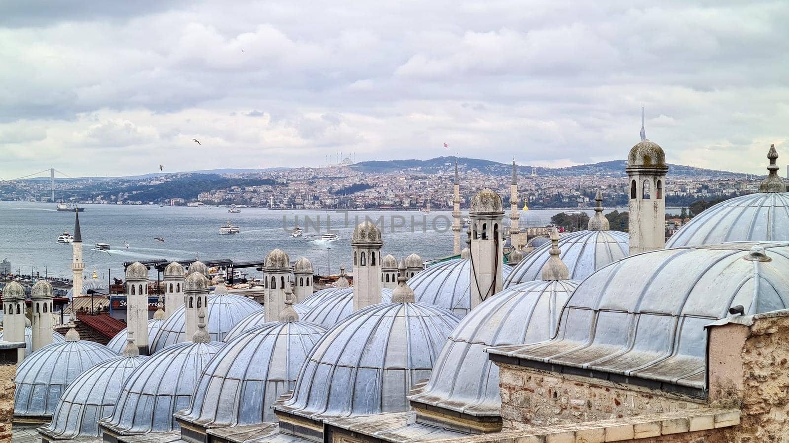 ISTANBUL, TURKEY - 2021. Landscape city views of Istanbul. . High quality photo