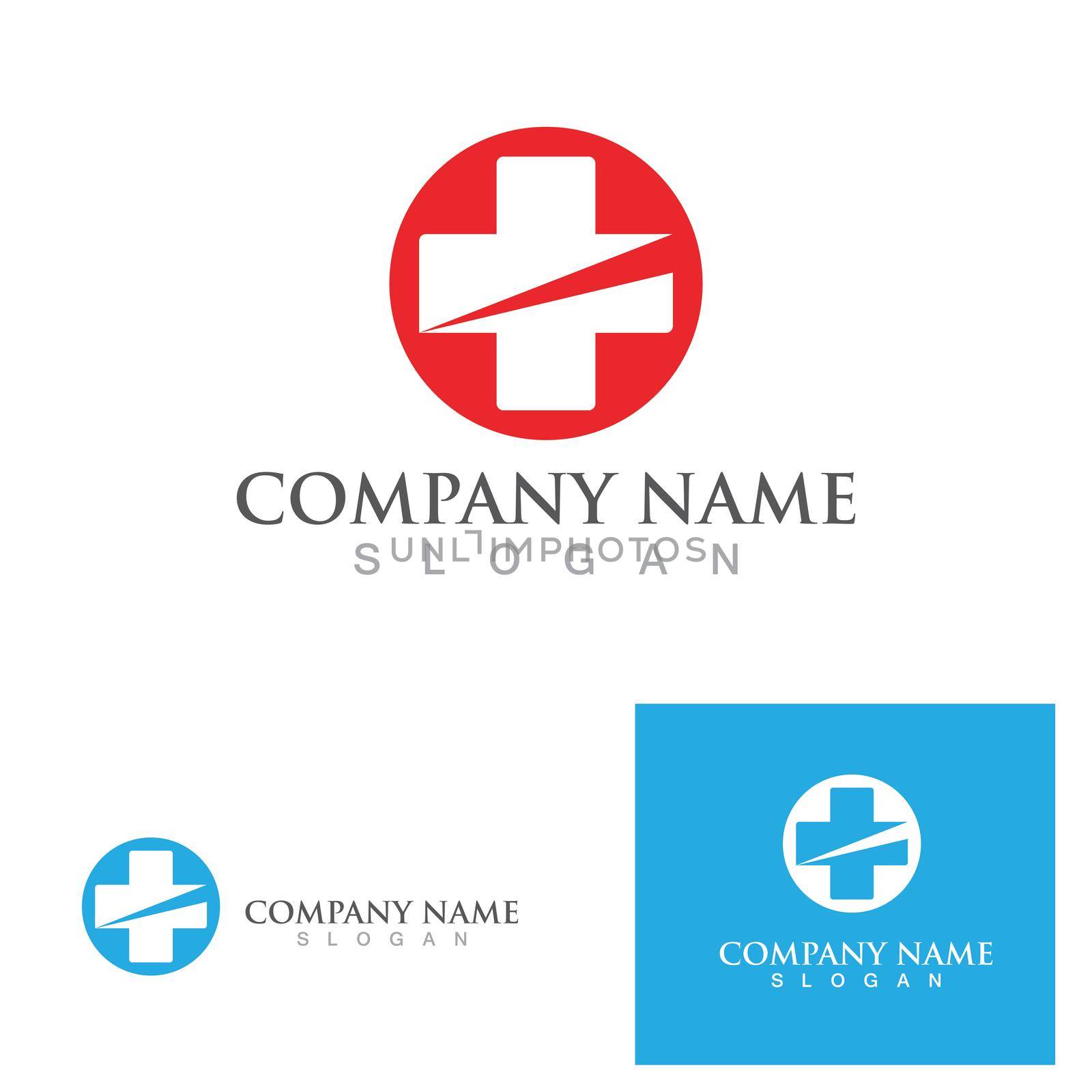 Hospital logo symbol vector 