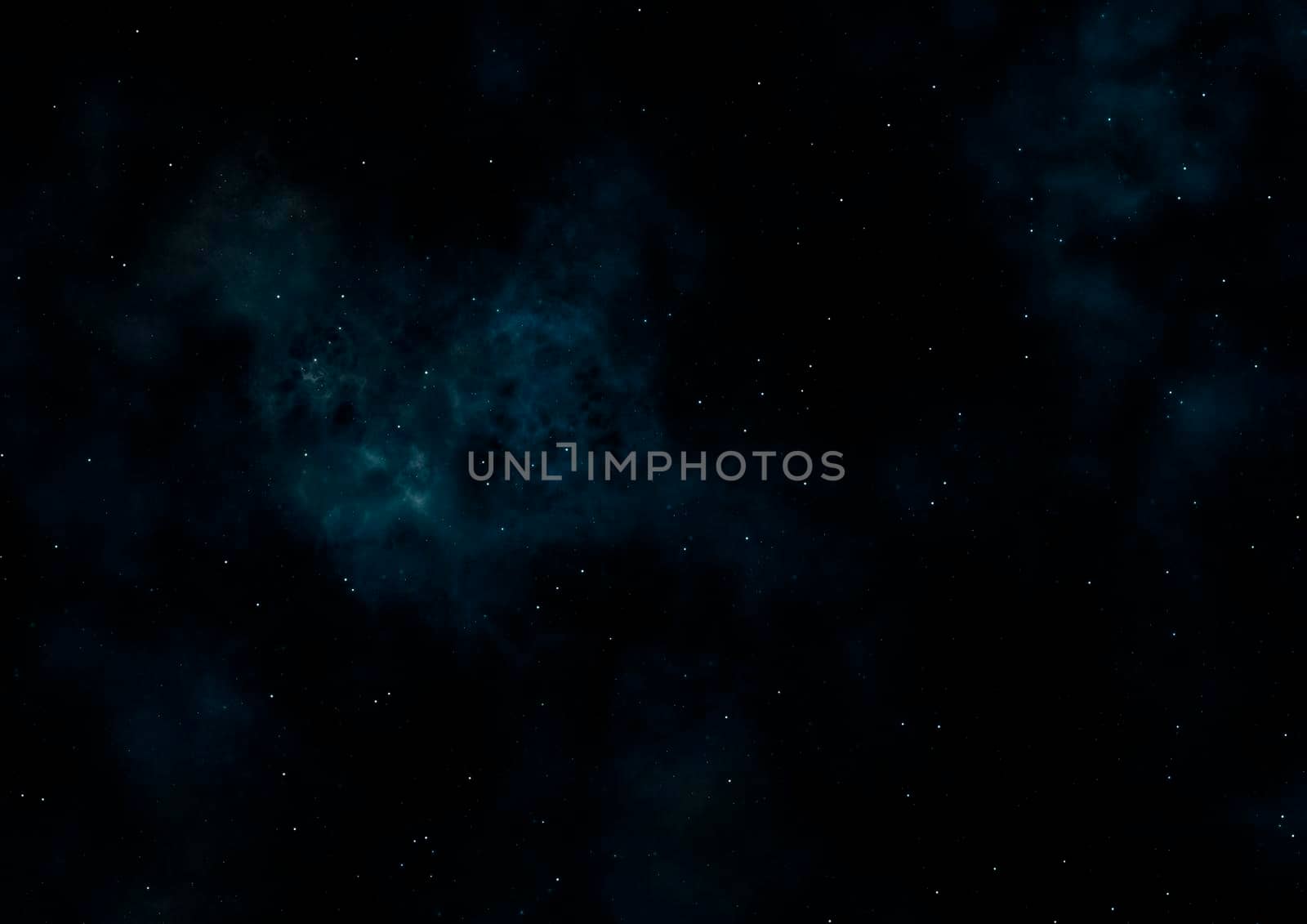 Far space being shone nebula as abstract background