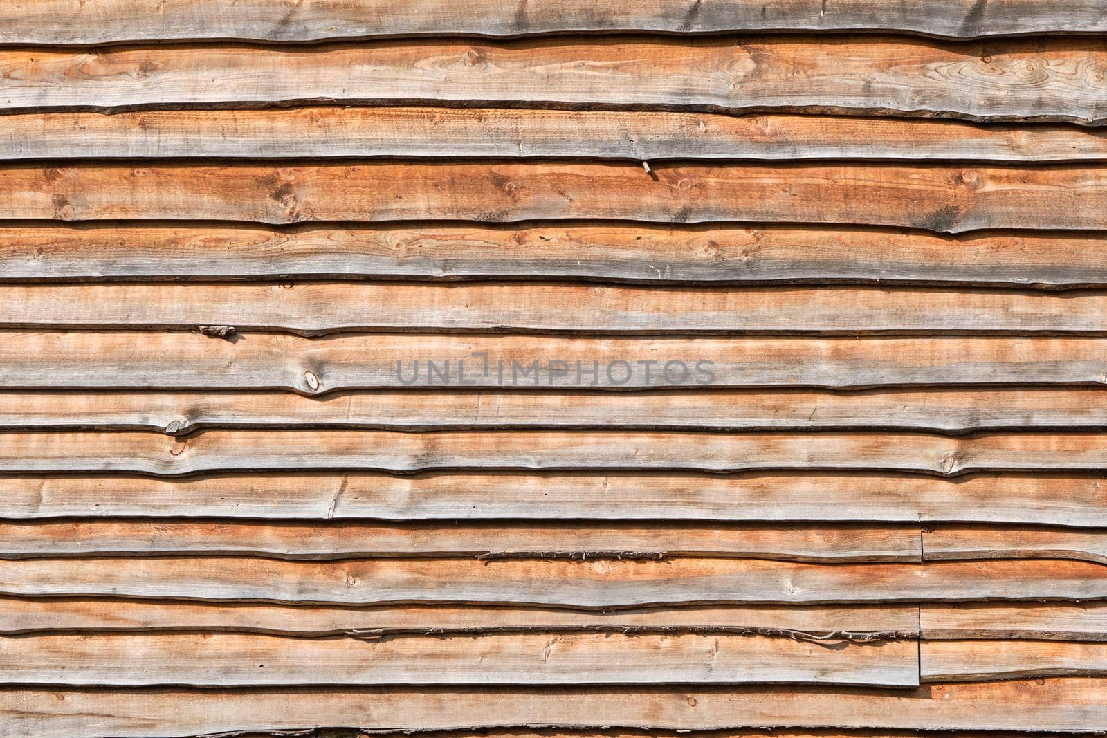 Background from a wall made of wooden planks