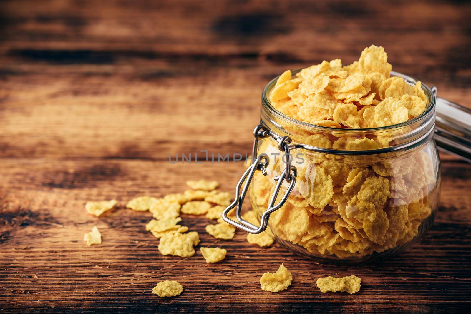 Jar full of corn flakes by Seva_blsv