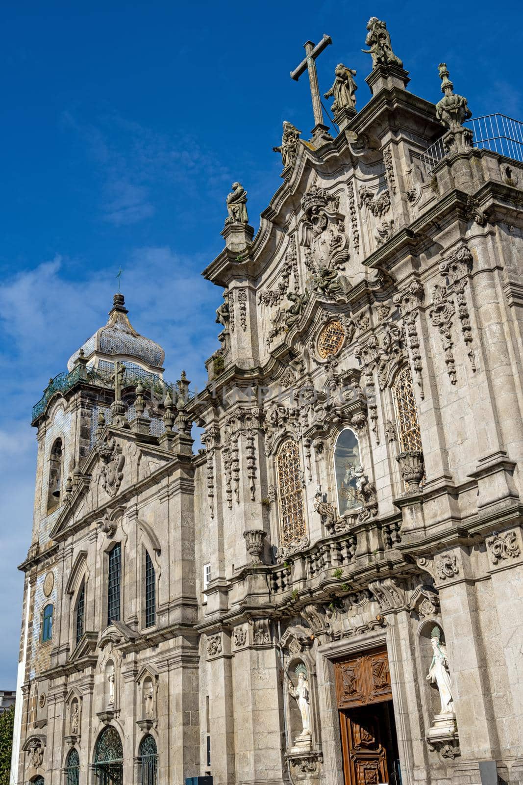 The Igreja do Carmo and the Igreja dos Carmelitas in Porto, two churches who stand side by side