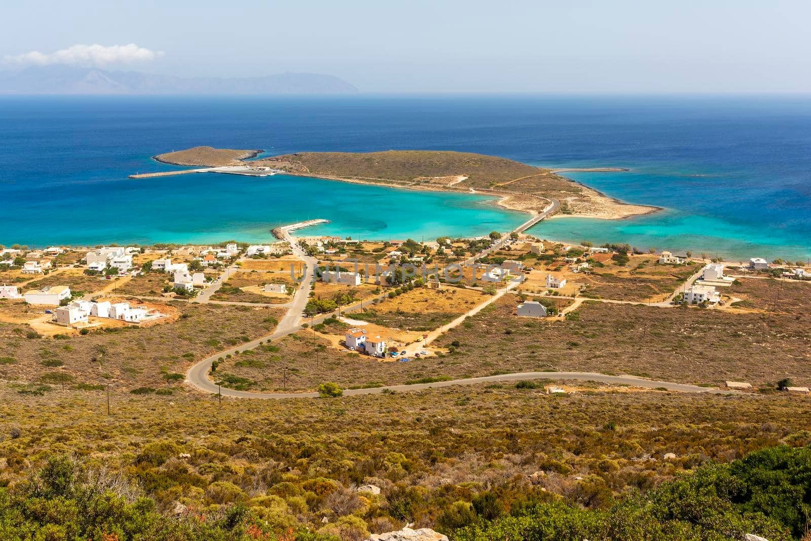 Diakofti port at the Greek island of Kythira by ankarb