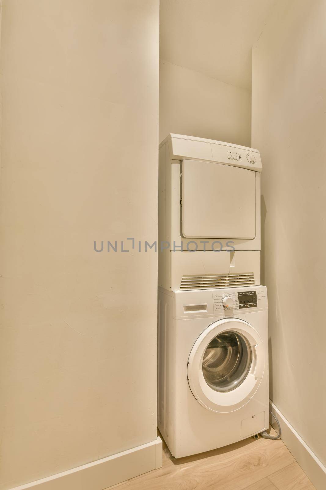 Laundry interior design in a luxury house