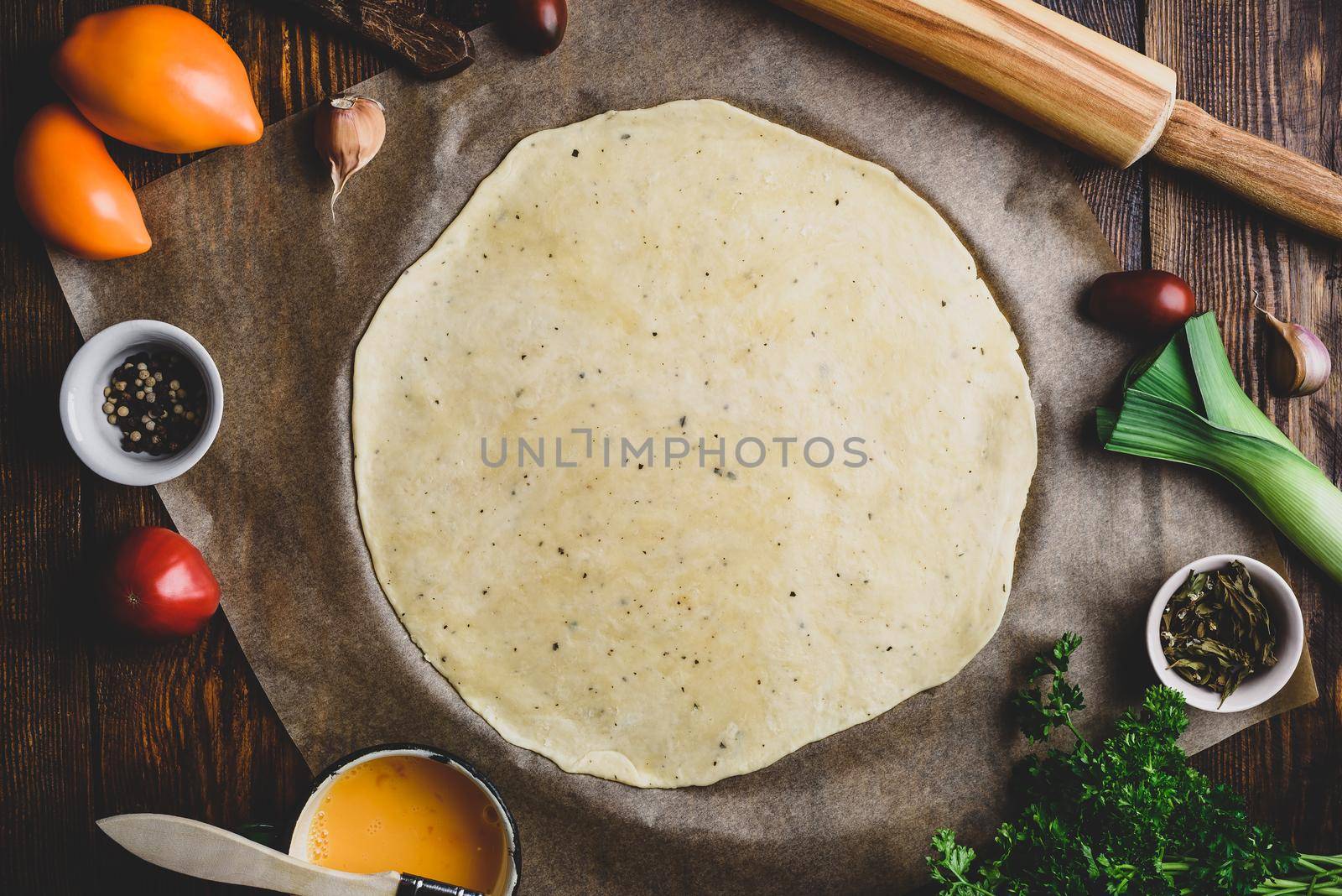 Rolled dough for galette by Seva_blsv