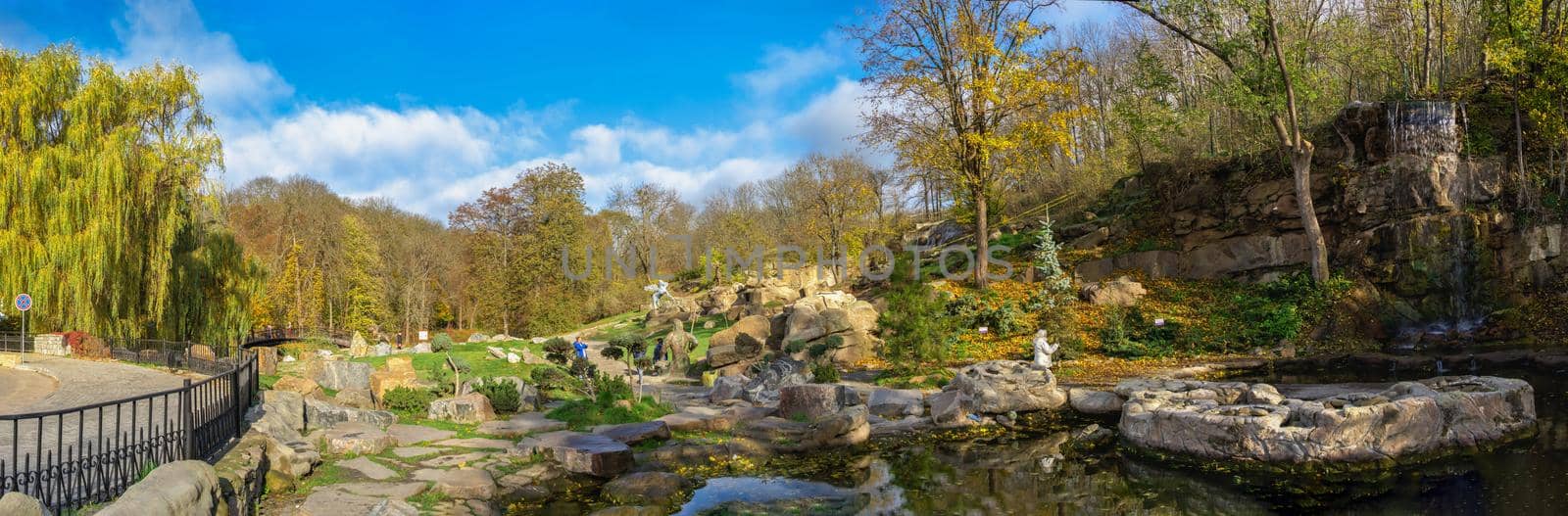 Park sculpture in the Sofiyivsky arboretum in Ukraine by Multipedia