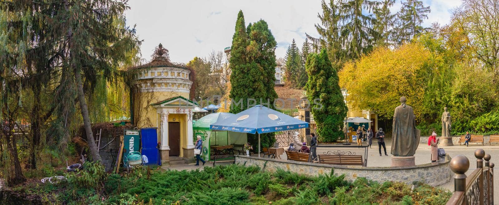 Sofiyivsky arboretum main entrance. Uman, Ukraine by Multipedia