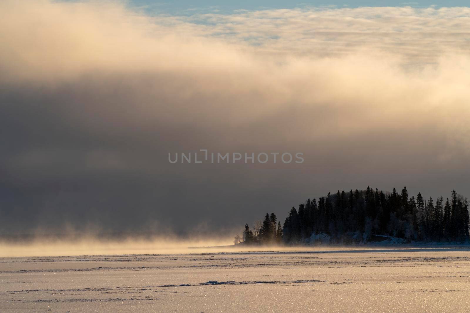 Scenic Prince Albert National Park Canada sunrise light