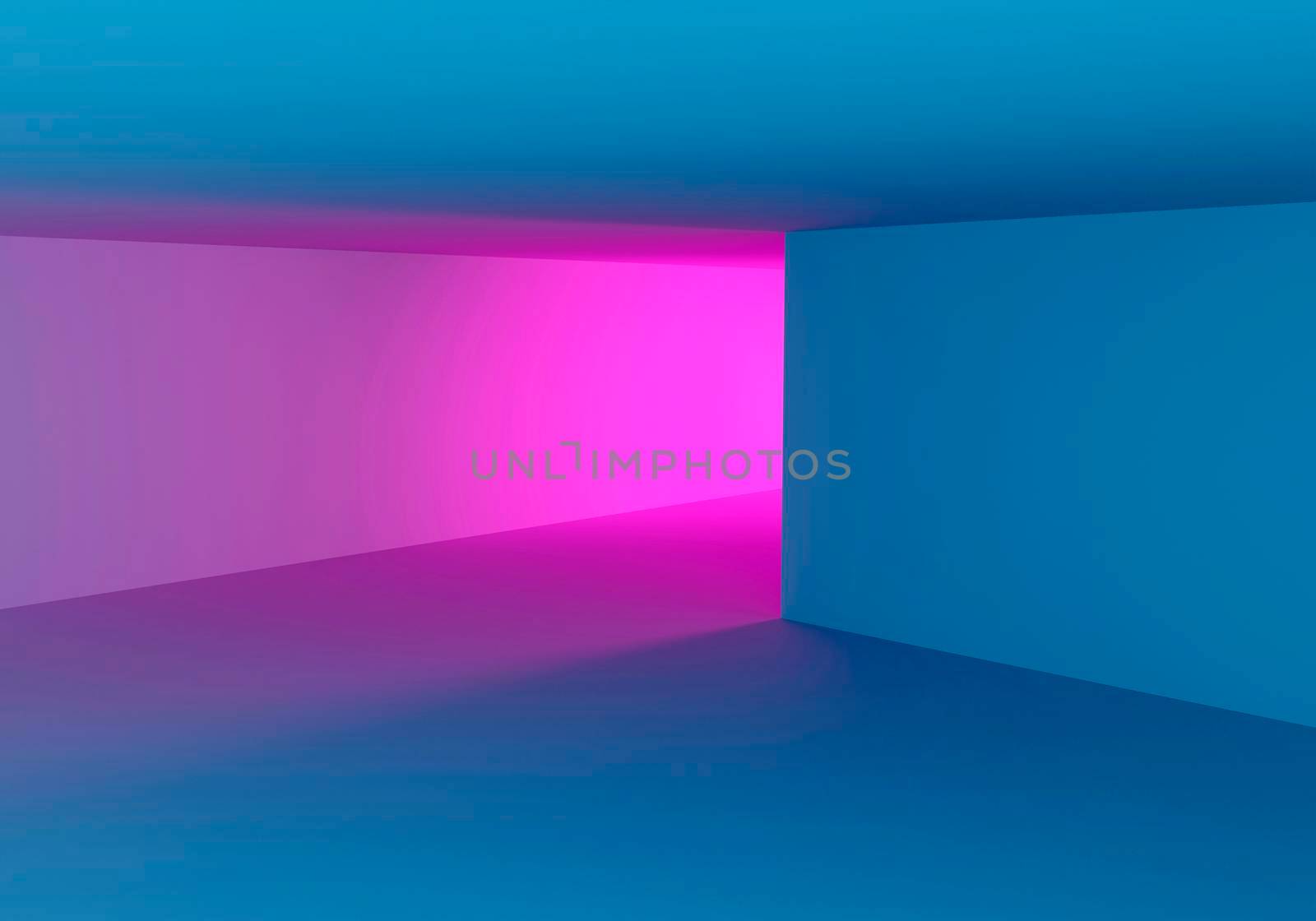 neon lights in indoor spaces with creative and minimal style.3d render by raferto1973