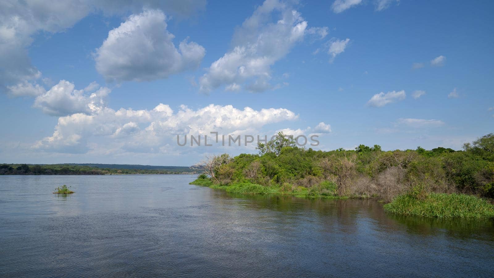 Landscape of Murchison Falls National Park, Uganda