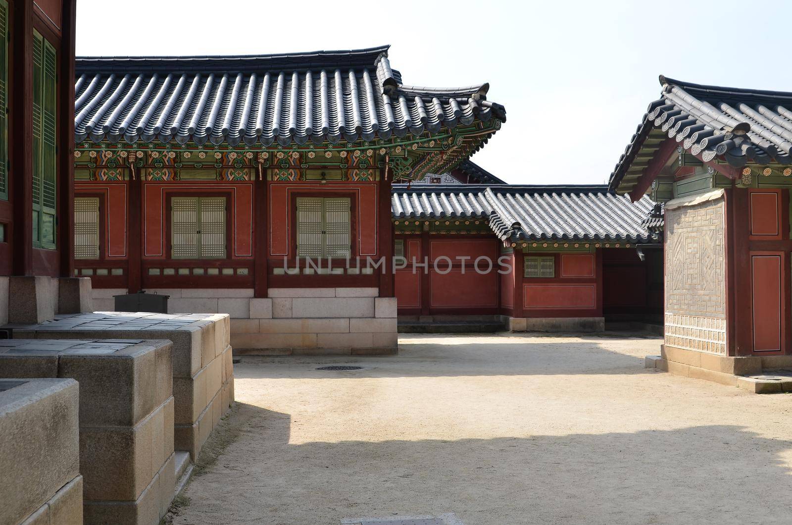 Traditional Korean Houses in korean village , South Korea.