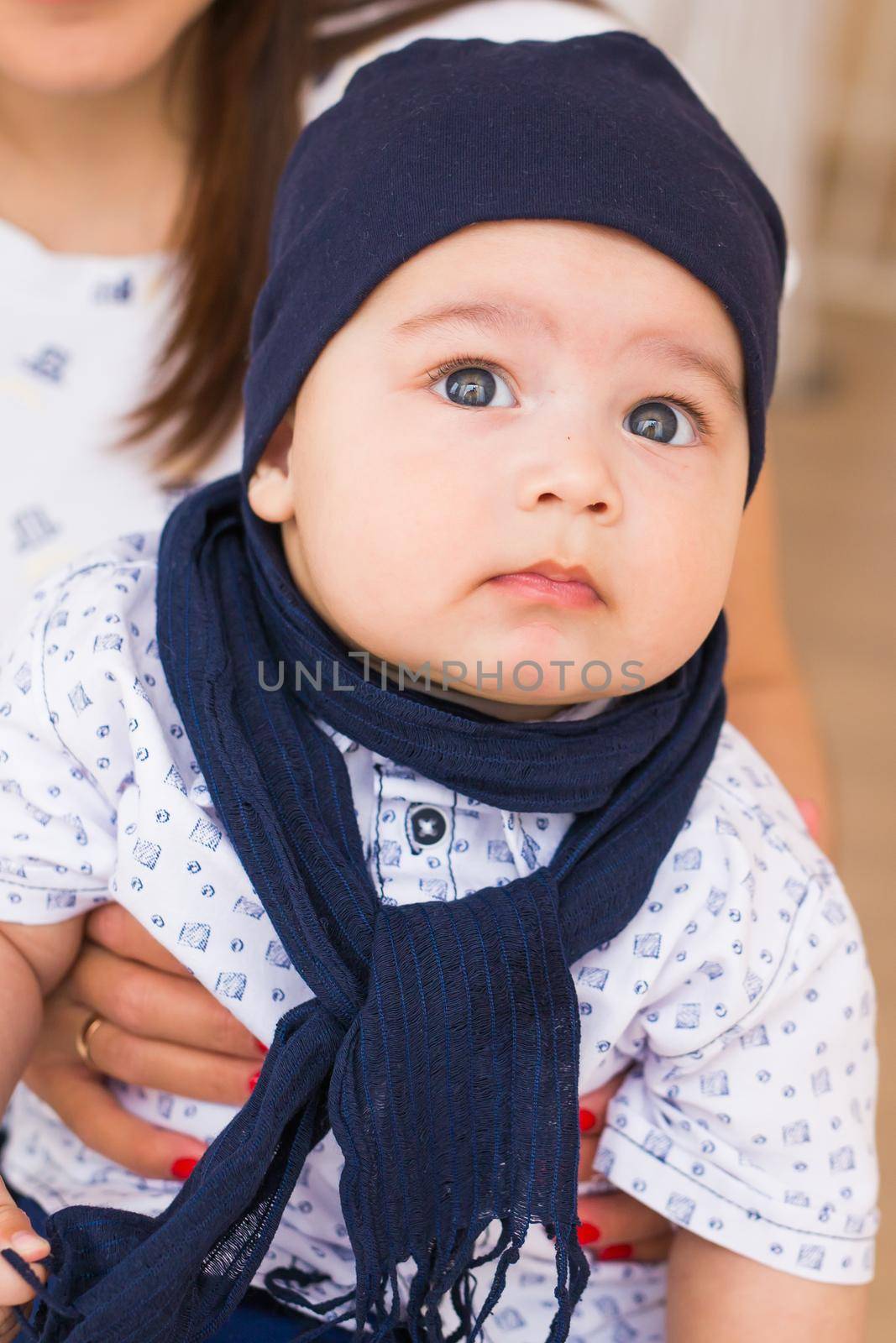 bright portrait of adorable baby boy by Satura86