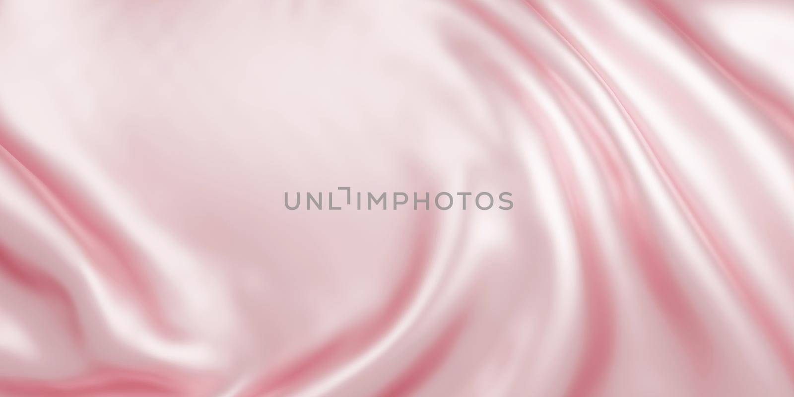 Pink fabric background with copy space 3d render by Myimagine