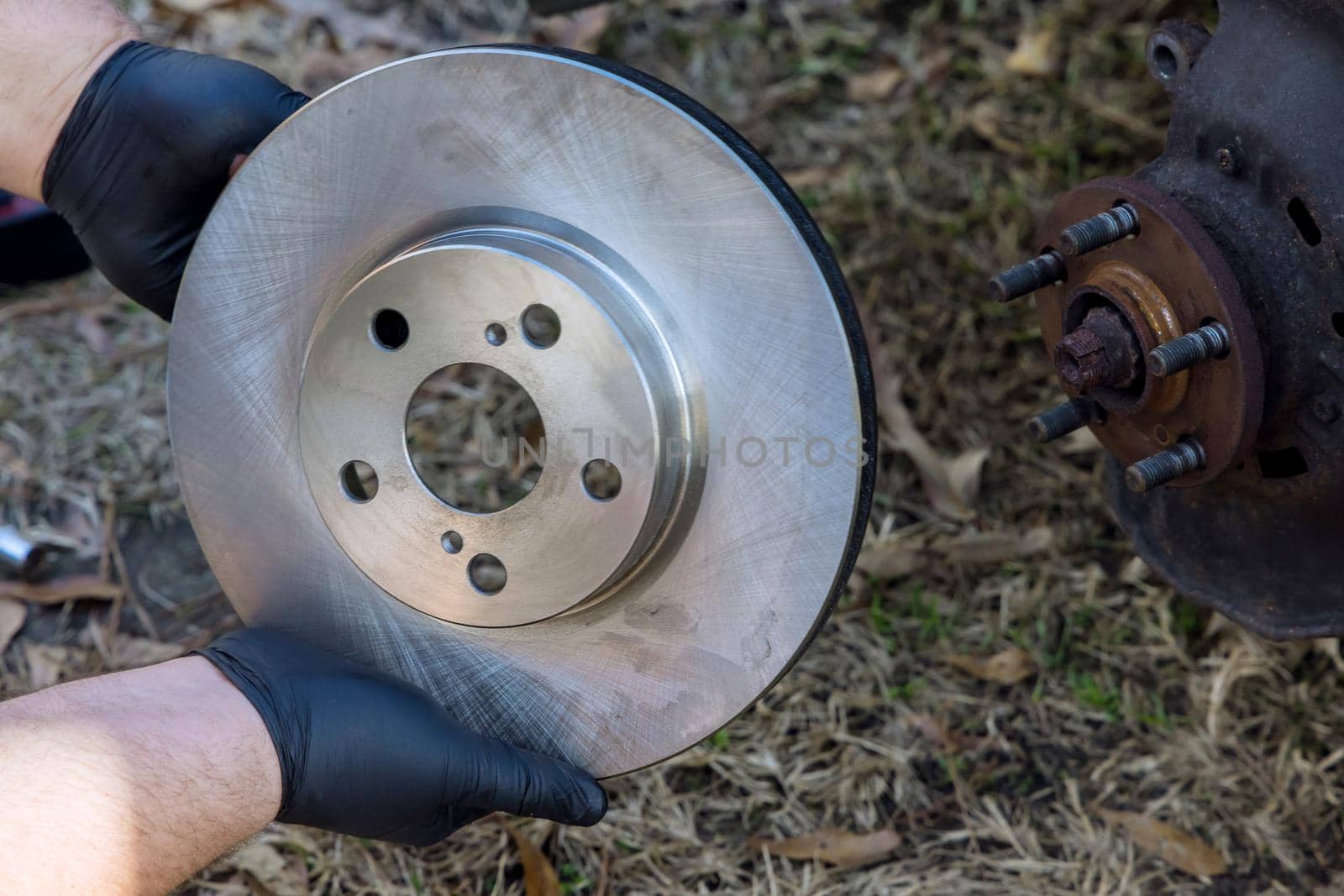 Replacing brake disc safety driving replacement easy installation by ungvar