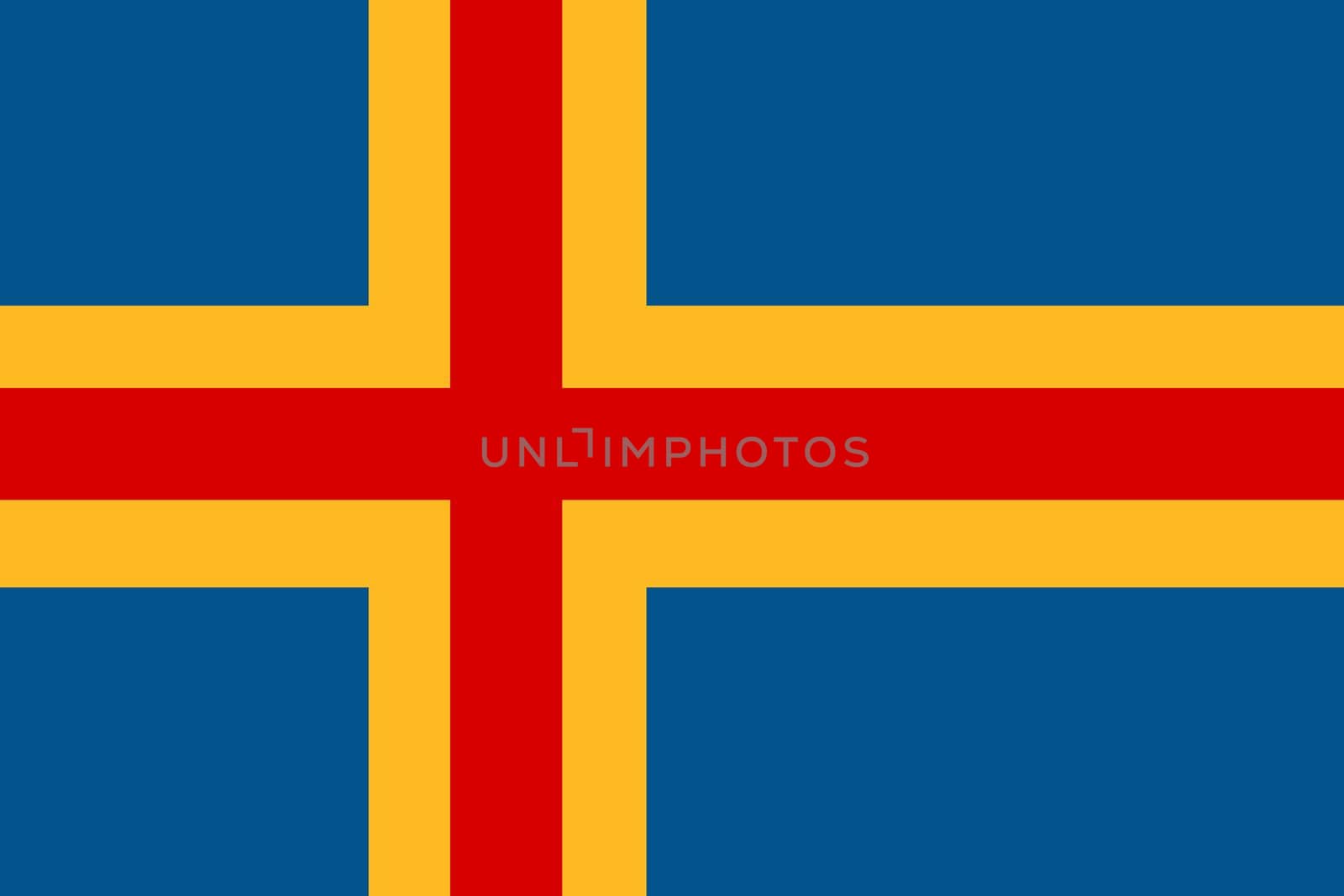 Flag of Aland Islands background illustration large file