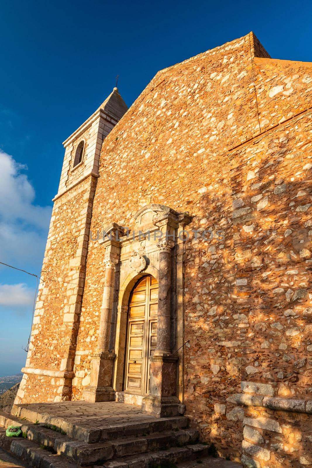 Church in San Marco D'Alunzio, a small medieval town in Nebrodi Park, Sicily, Italy