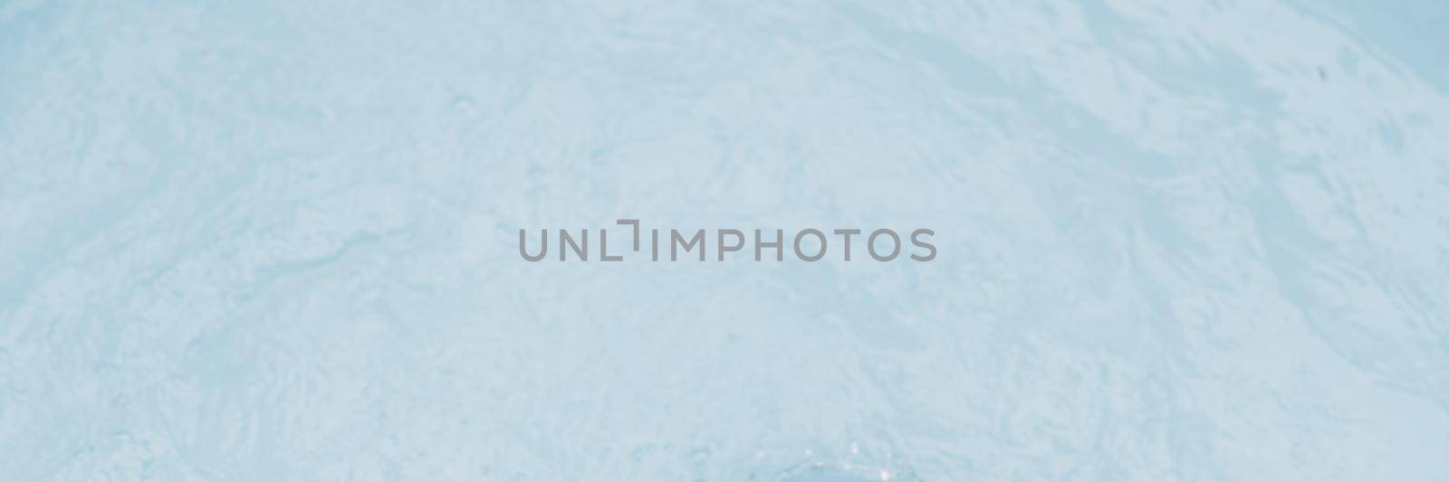 BANNER Abstract real nature water surface texture copy space soft abstract background view as sky. Turquoise Light white blue Lavender colour. Design Romance Relaxation Simplicity Minimalism tinted.