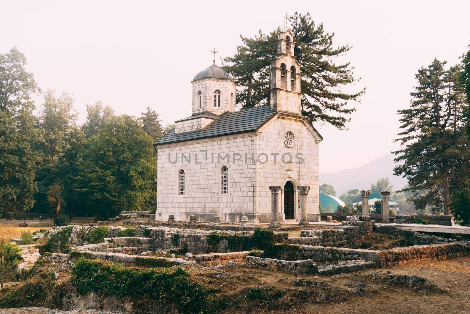 Church of the Nativity of the Virgin in Cetinje. Montenegro. High quality photo
