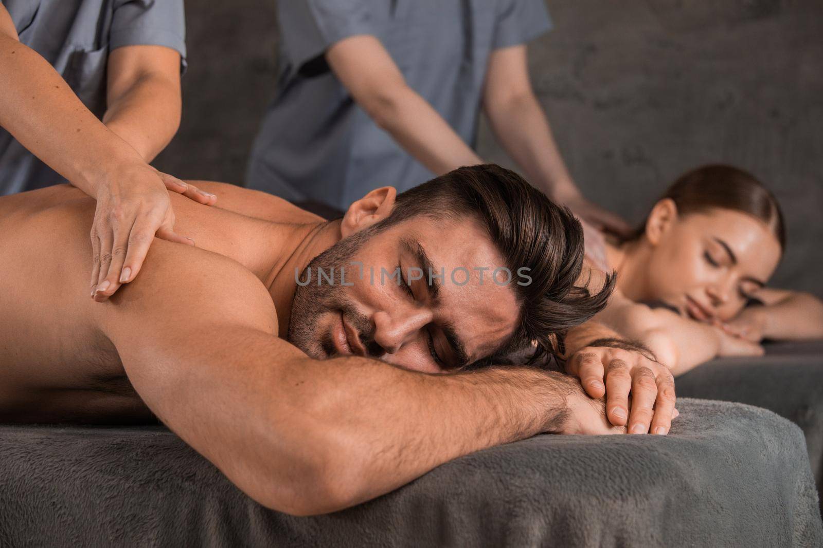 Spouses Resting at Relaxing Massage by ALotOfPeople