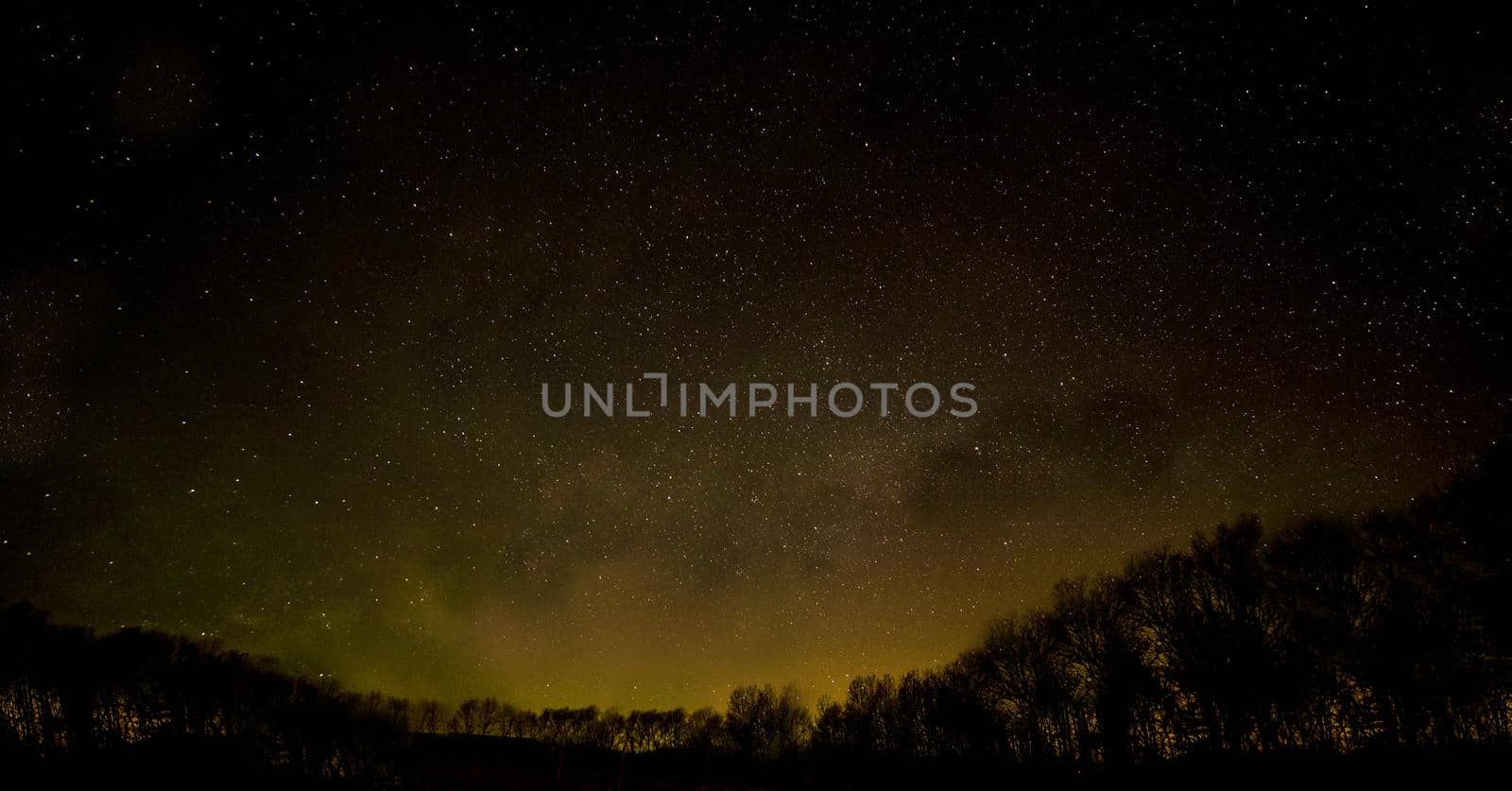 Photo of the starry sky in the hot summer time