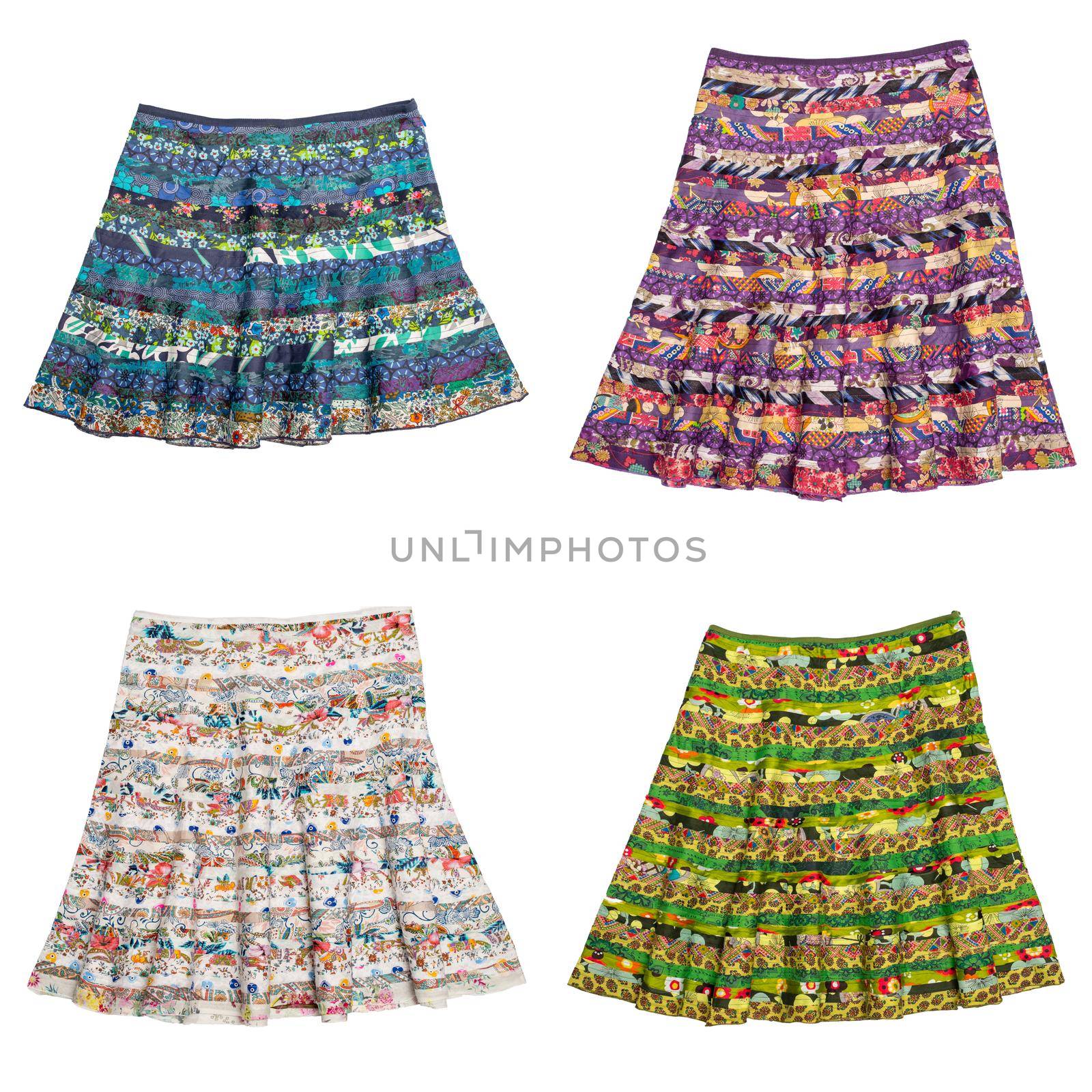 Colorful indian style  skirts by homydesign