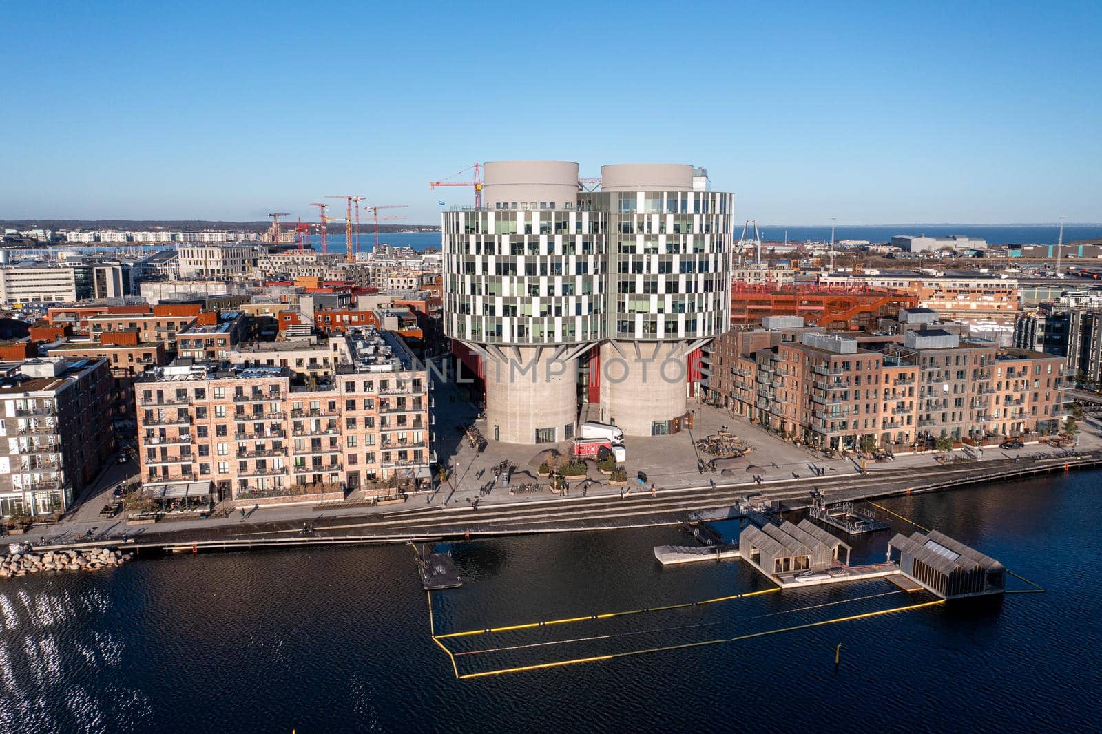 Portland Towers in Nordhavn district in Copenhagen by oliverfoerstner