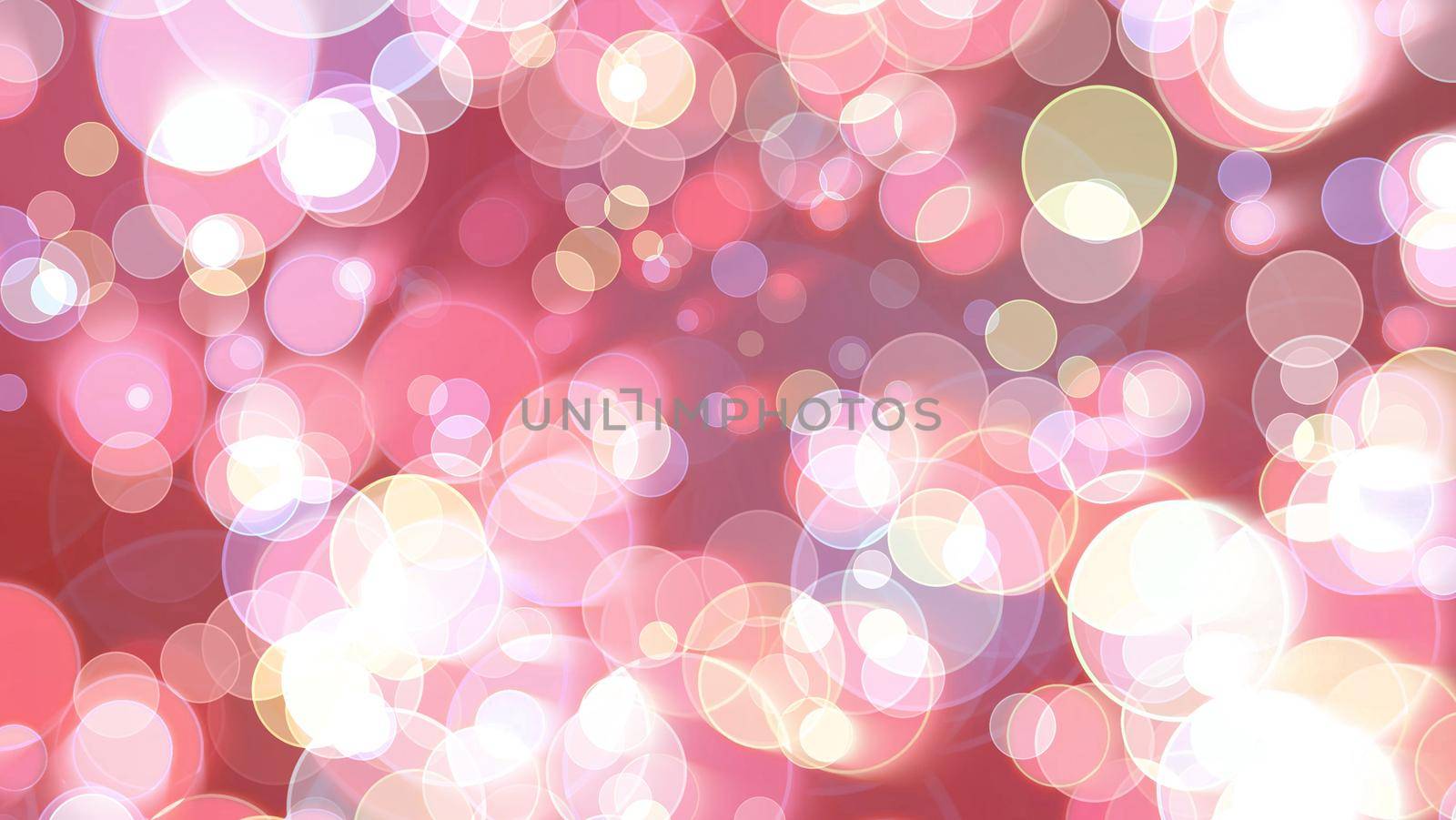 Colorful pink red light bubble divine dimension bokeh blur absract by Darkfox