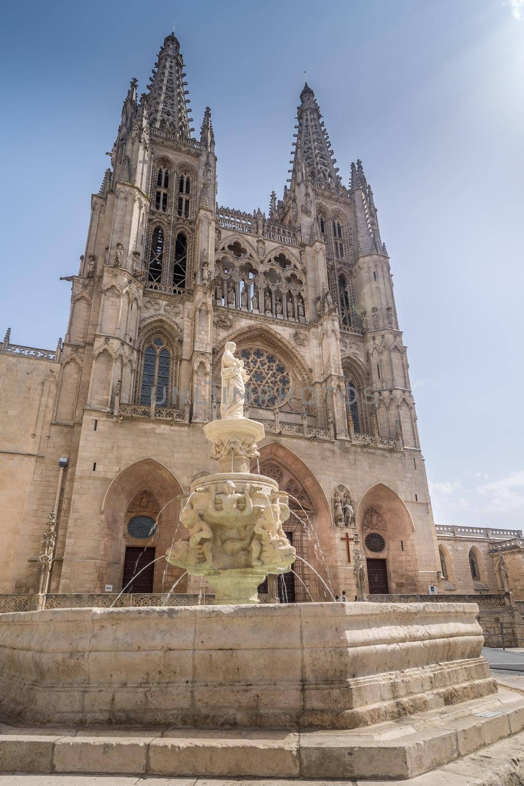The Cathedral of Saint Mary in Burgos in Castilla y Leon, Spain.