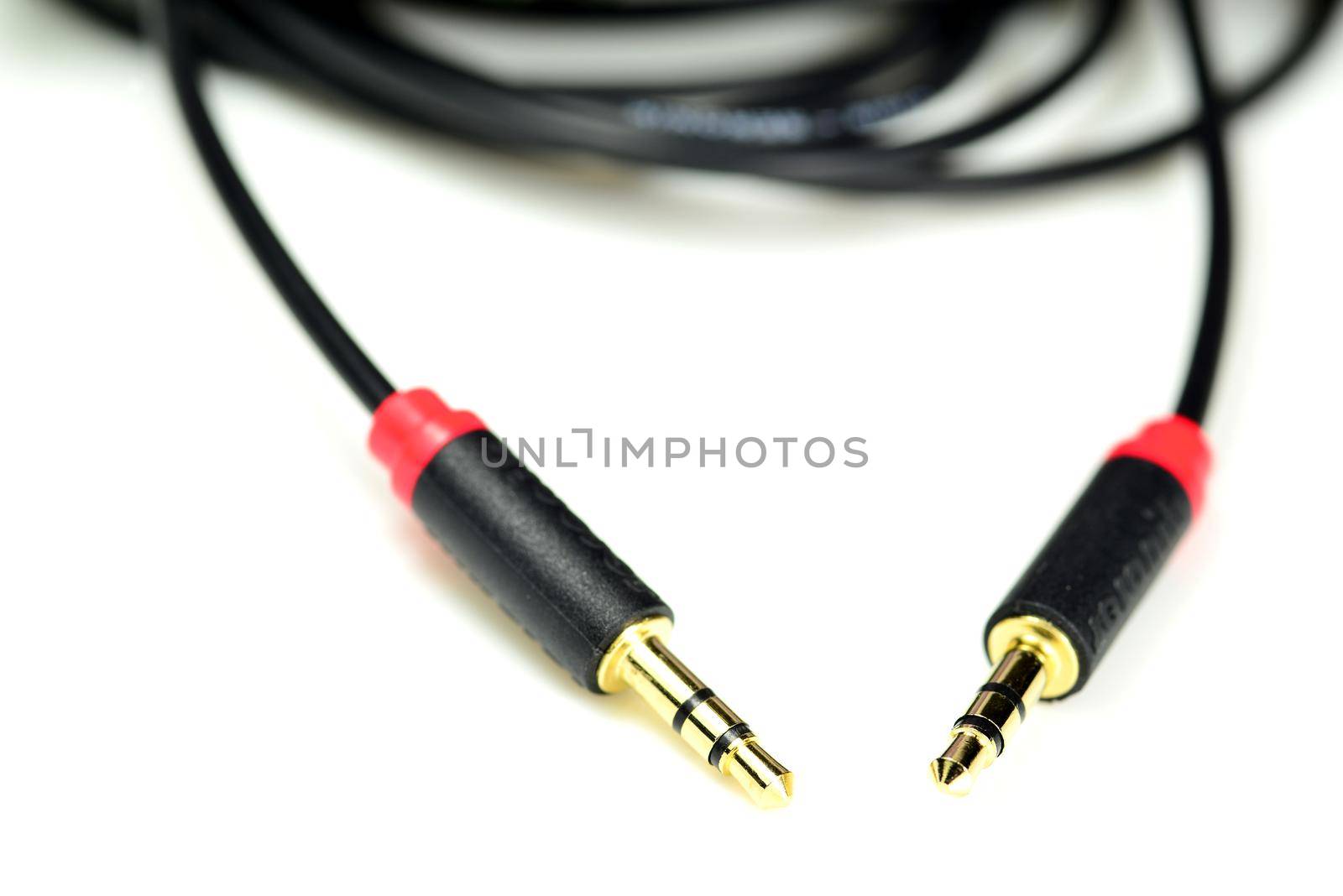 3,5 mm phone connector in a closeup by Jochen
