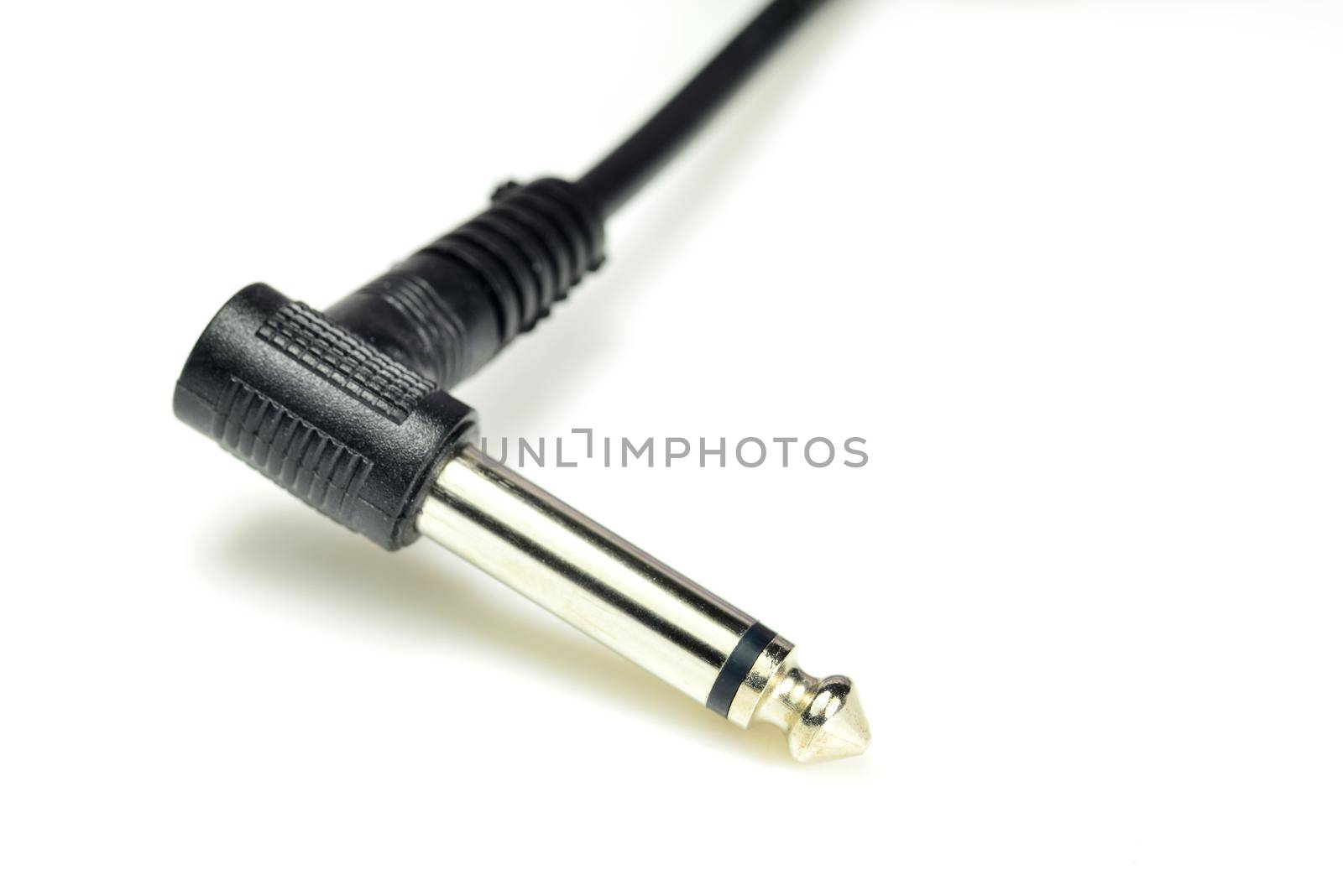 6.5mm phone connector in a closeup