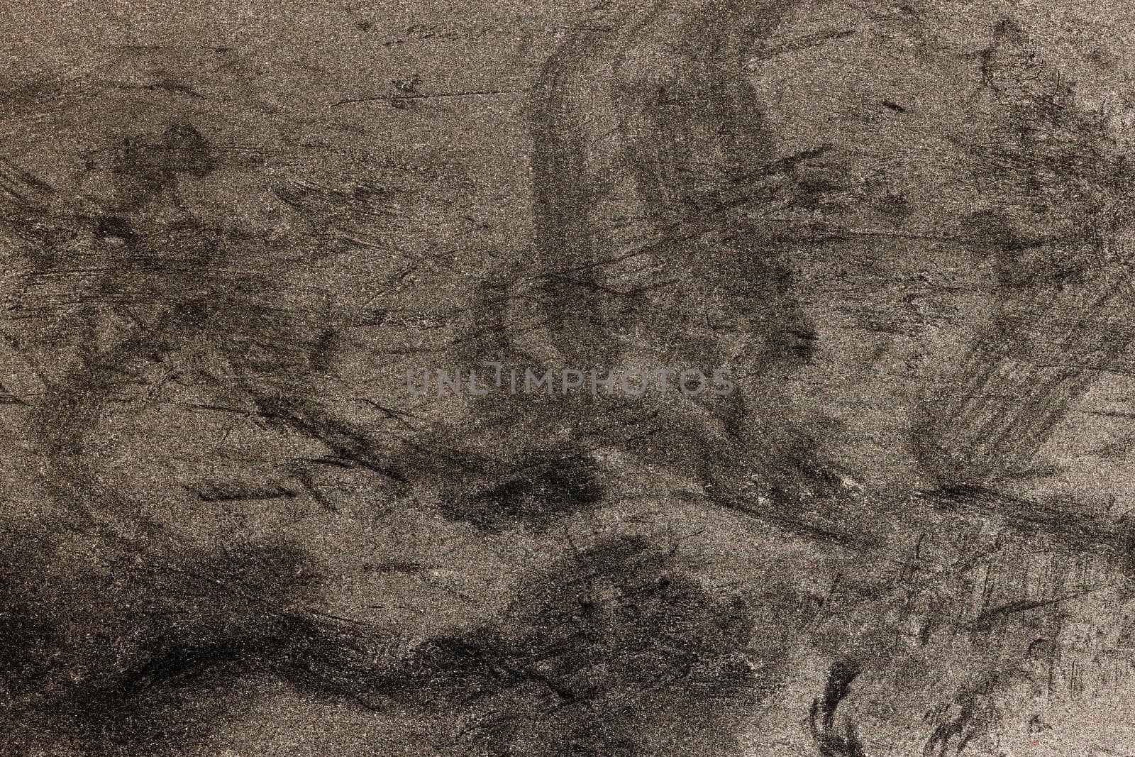 full frame background and texture of dusty black surface of an old LCD screen,