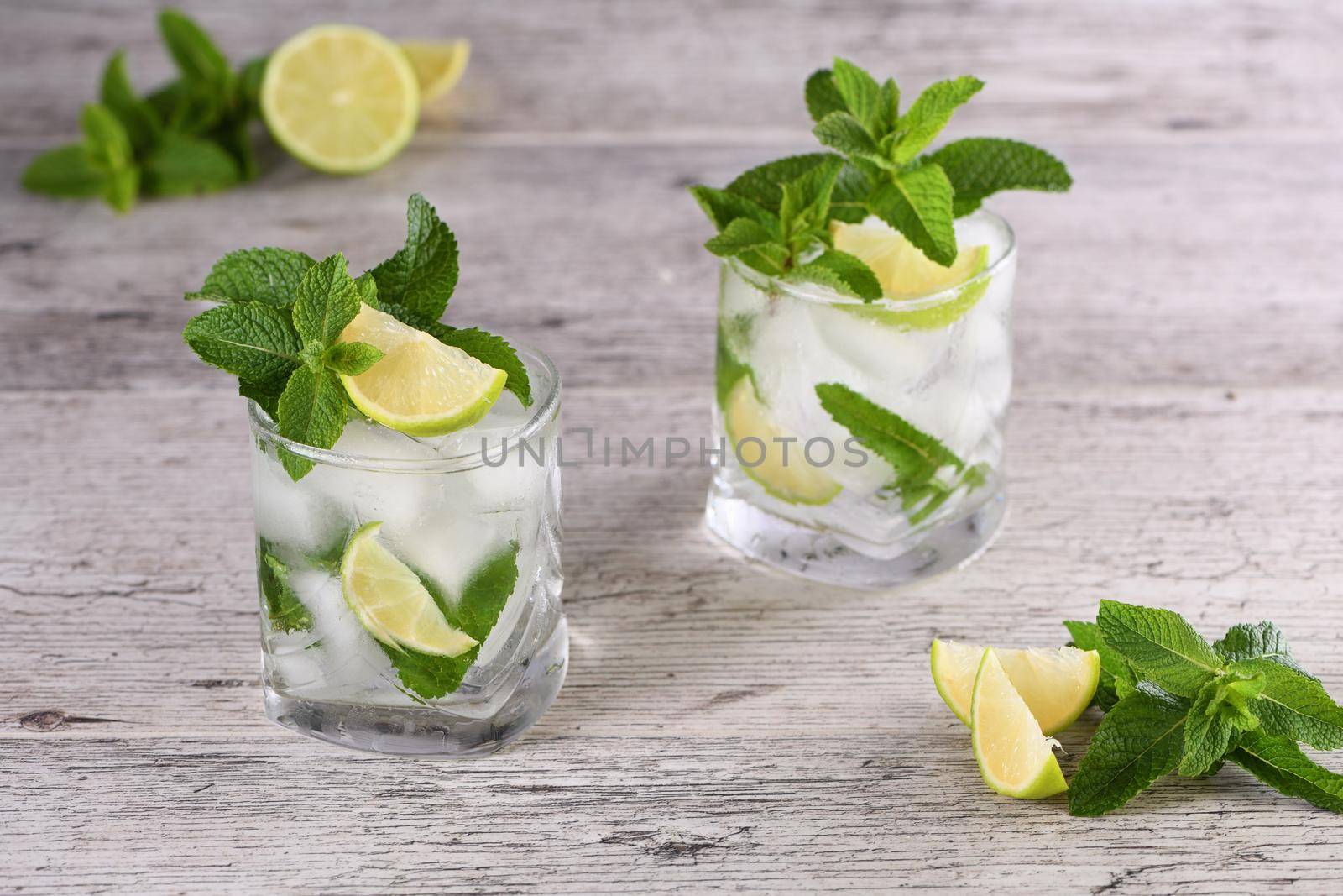 Refreshing summer cocktail mojito by Apolonia