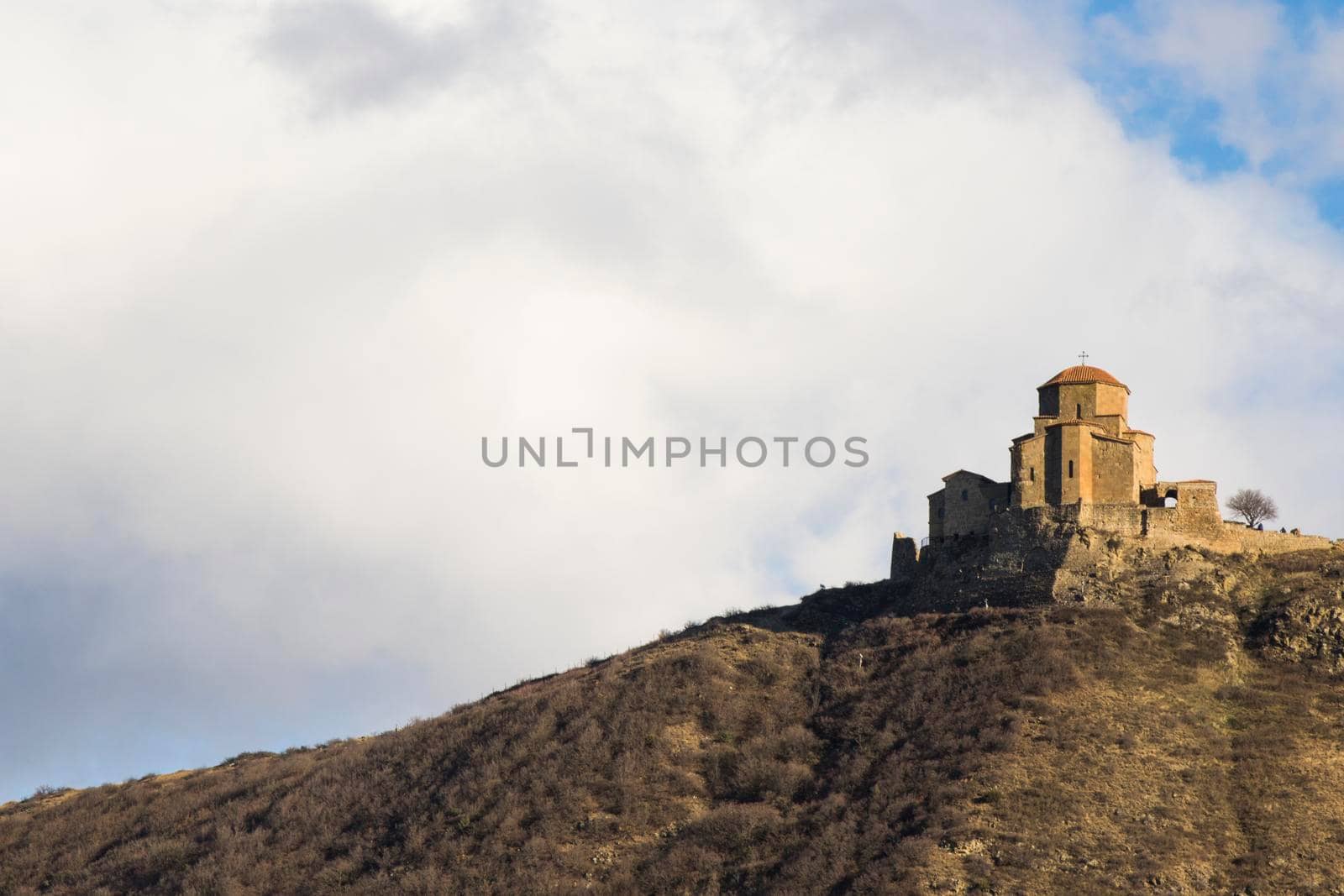 Jvari monastery and church in Mskheta by Taidundua