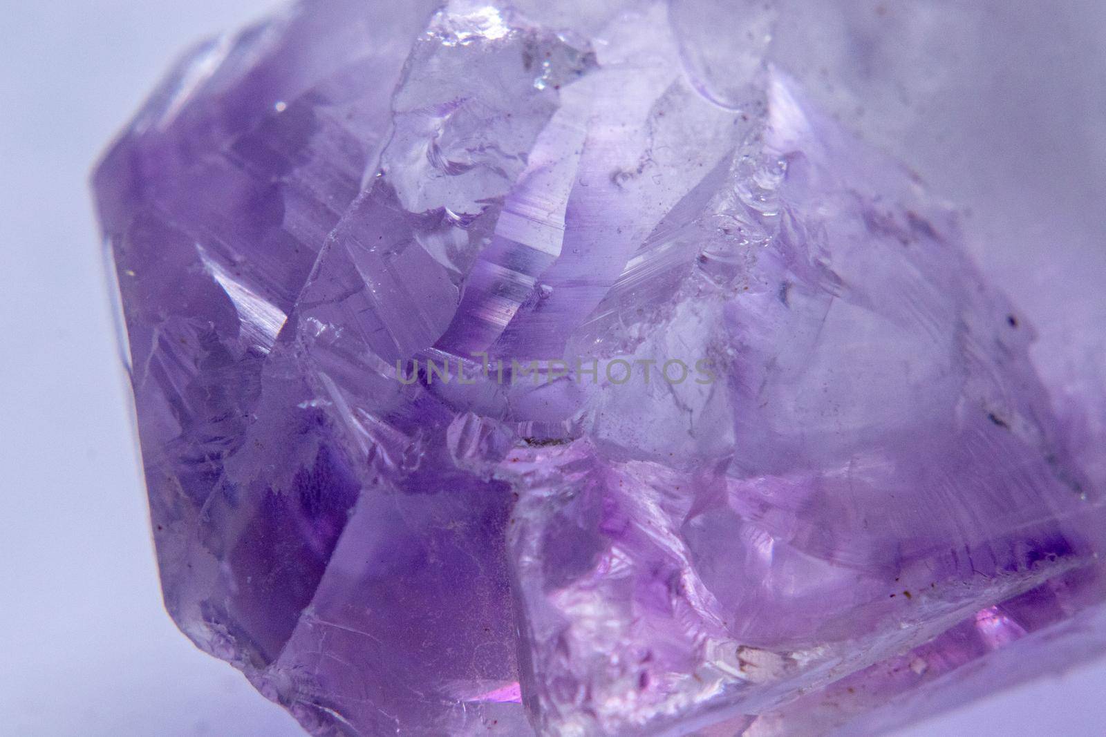Close up of Amethyst Quartz Crystal by gena_wells