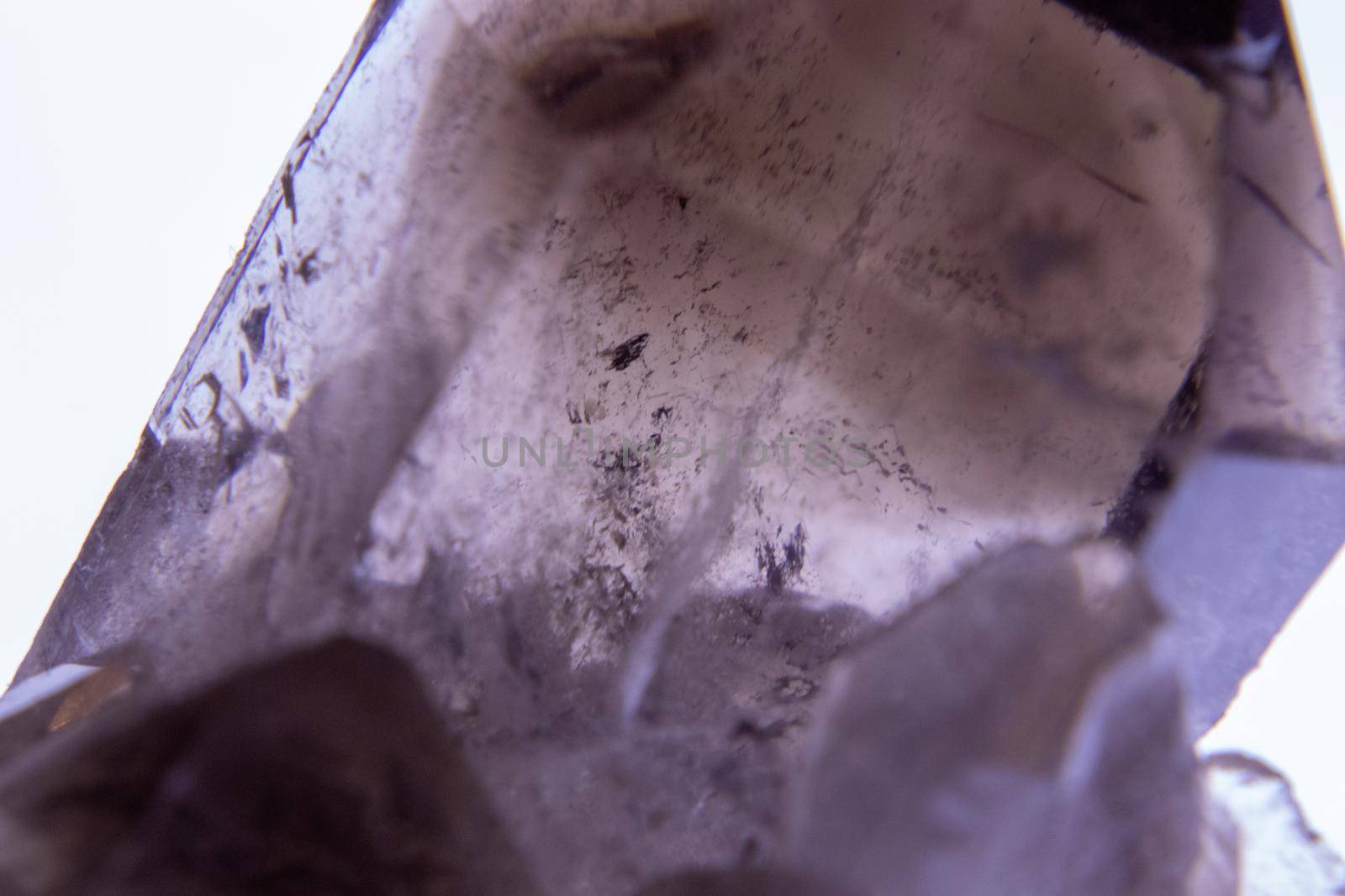 Close up of Black Smoke Quartz Crystal. High quality photo