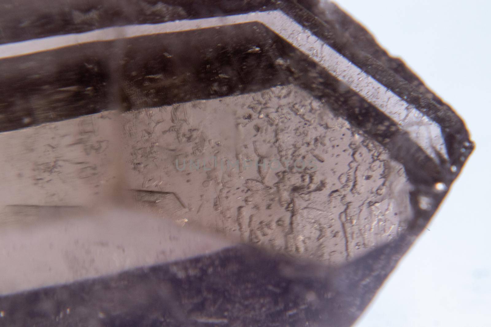 Close up of Black Smoke Quartz Crystal by gena_wells