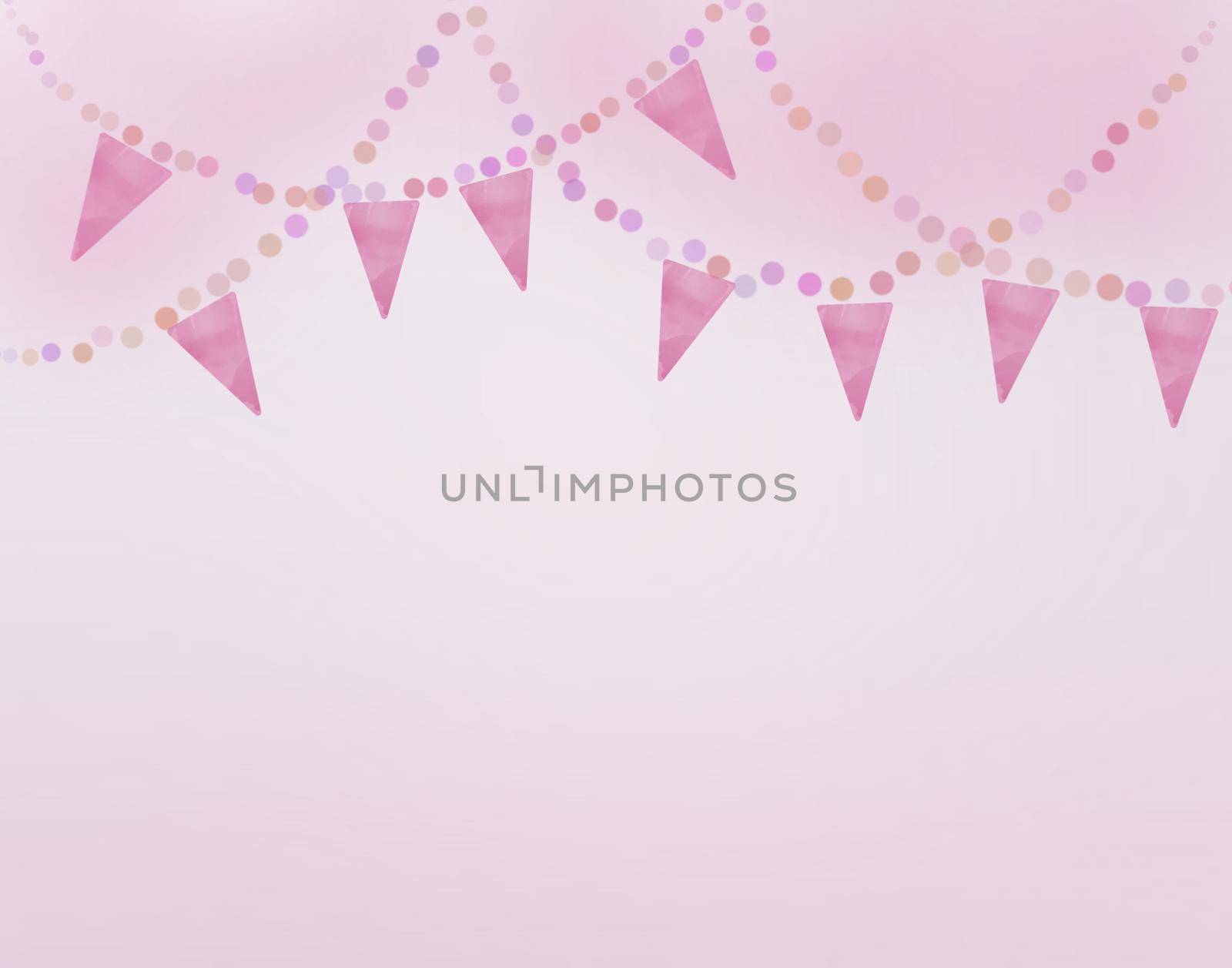 Pink birthday background. Use for concept design wallpaper christmas, valentine festival of love. by lifesummerlin