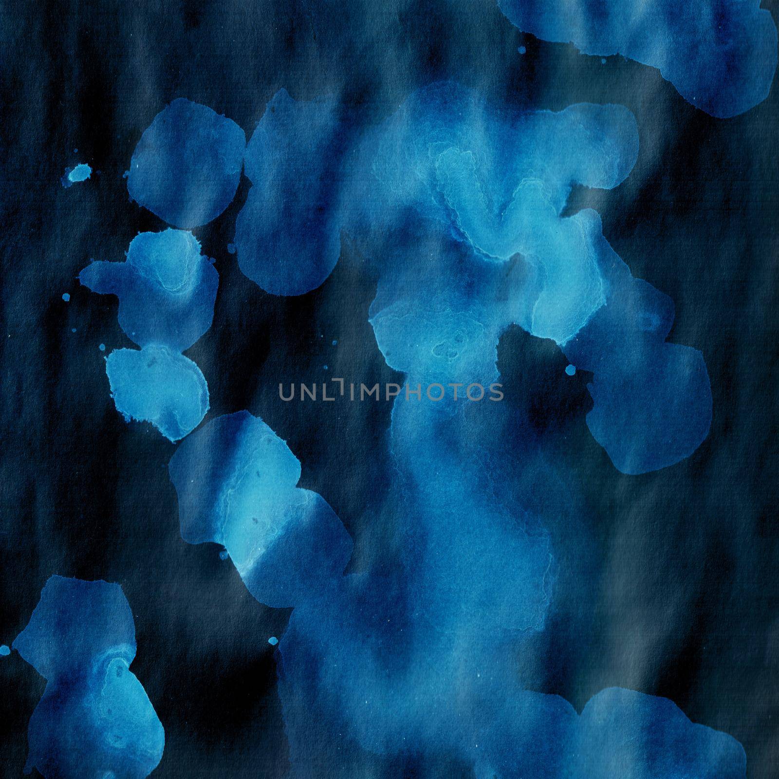 Black and blue watercolor background