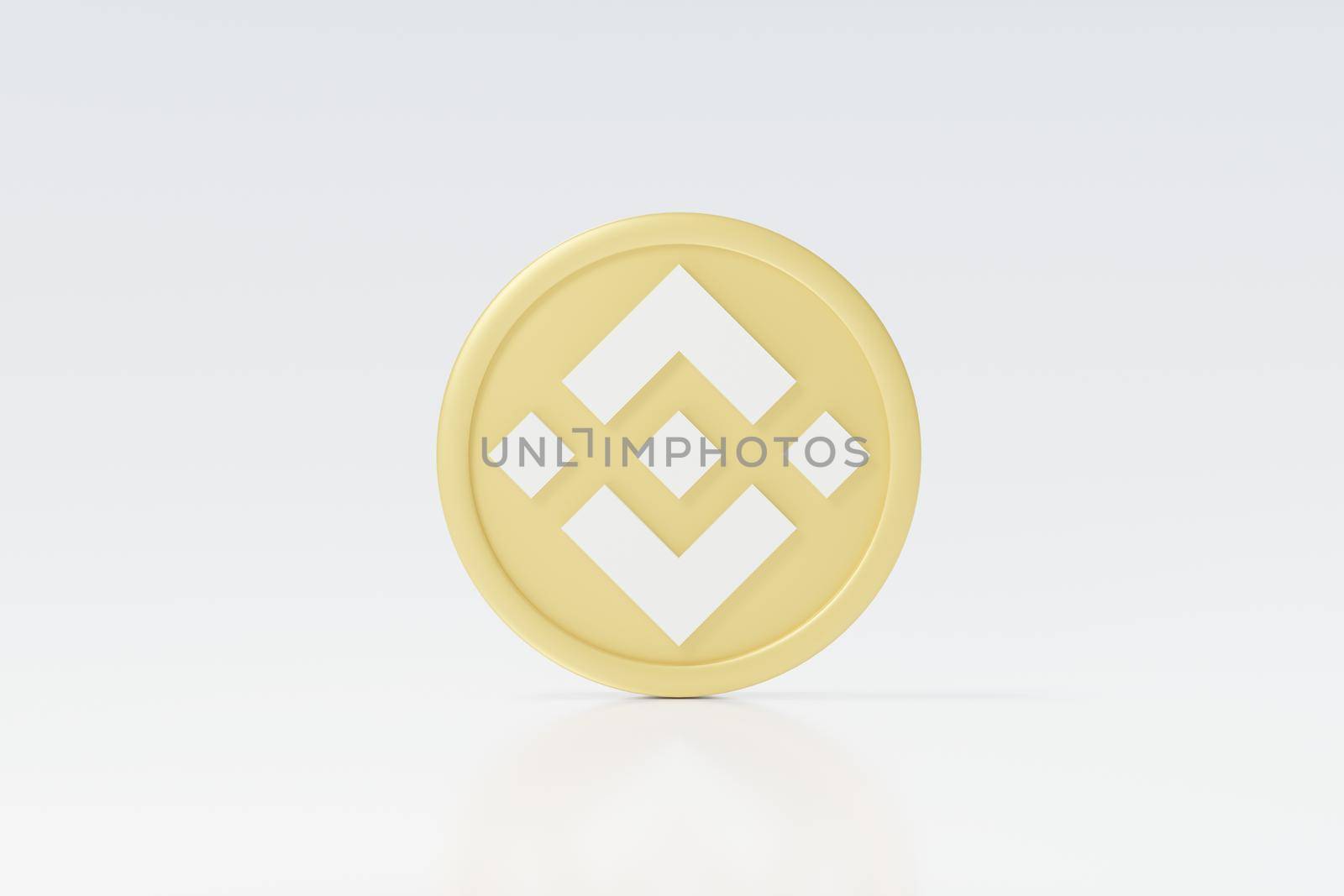3d render stack of cryptocurrencies Binance coins or BNB. Cryptocurrency digital currency concept. New virtual money exchange in blockchain. by tanatpon13p