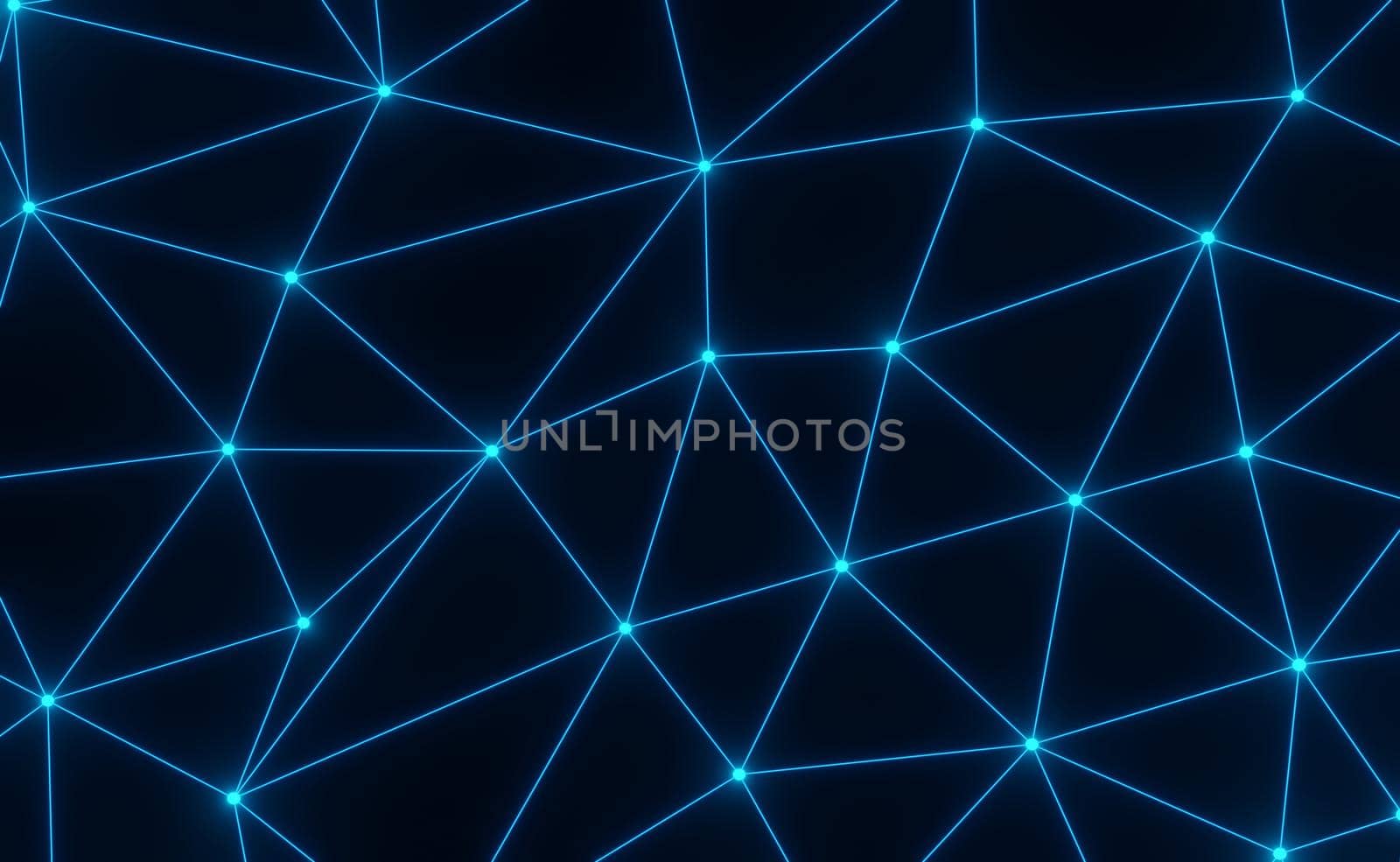 3d render of RGB neon light on darkness background. Abstract Laser lines show at night. Ultraviolet spectrum beam scene for mock up and web banner.