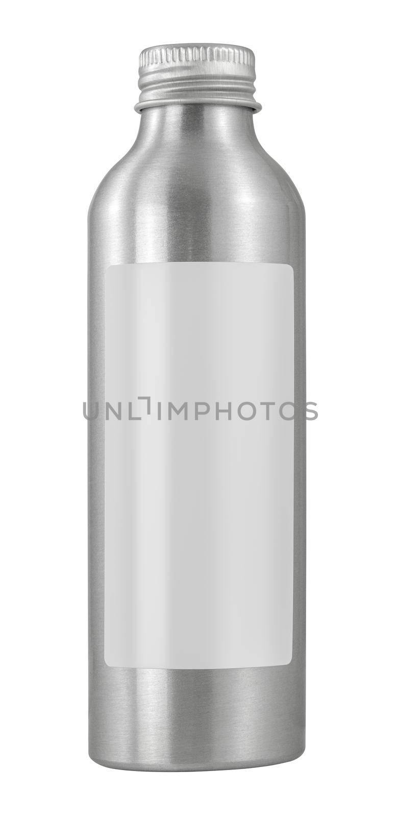Aluminum Bottle With Blank Label by mrdoomits
