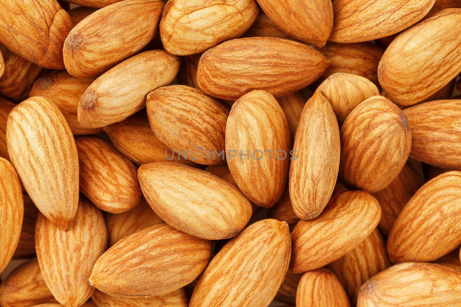 Almond. Almonds macro. Almonds background Almond nuts Organic