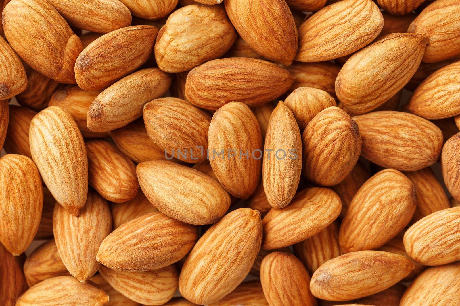 Almond. Almonds macro. Almonds background Almond nuts Organic