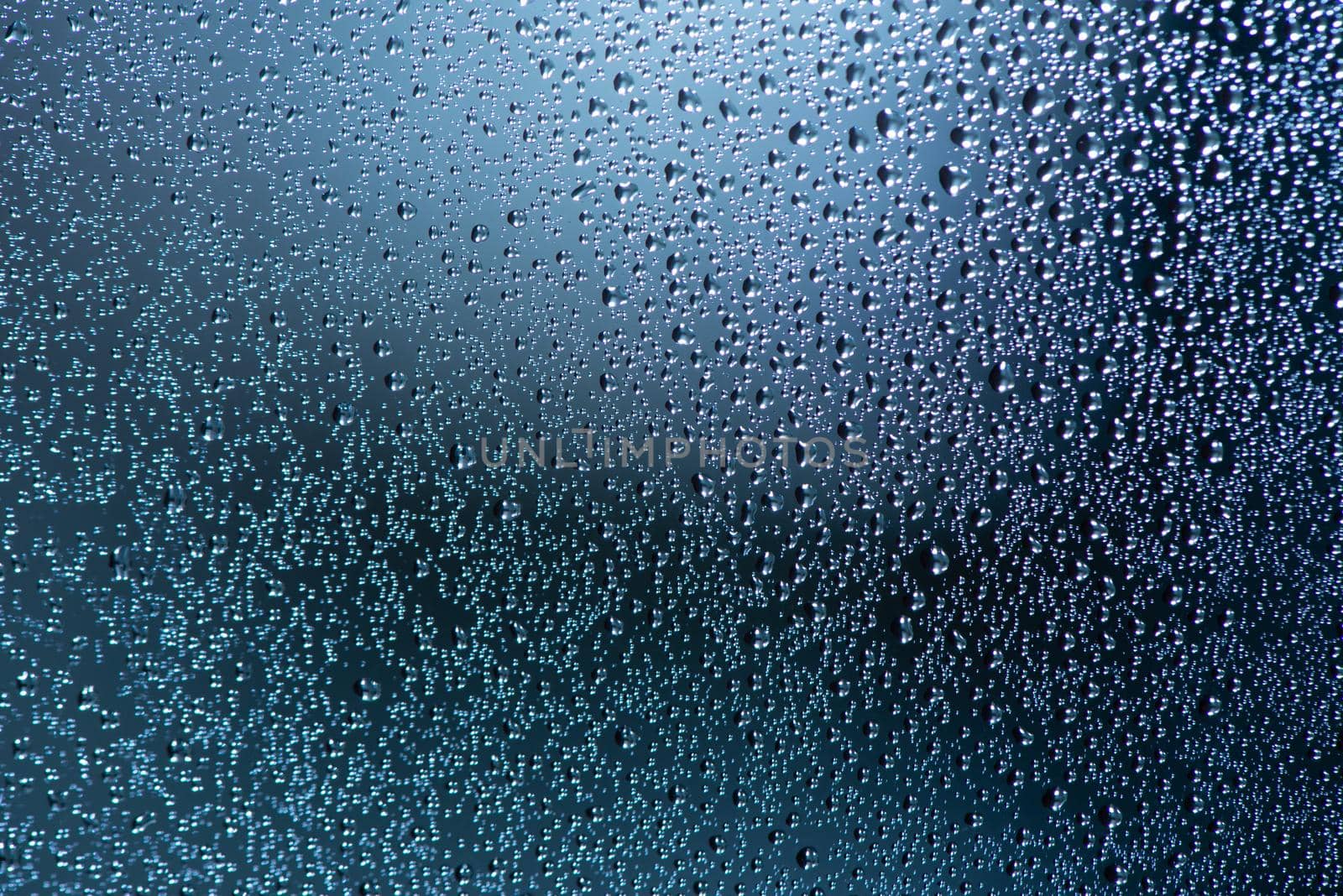 Water drops on window glass. by thanumporn