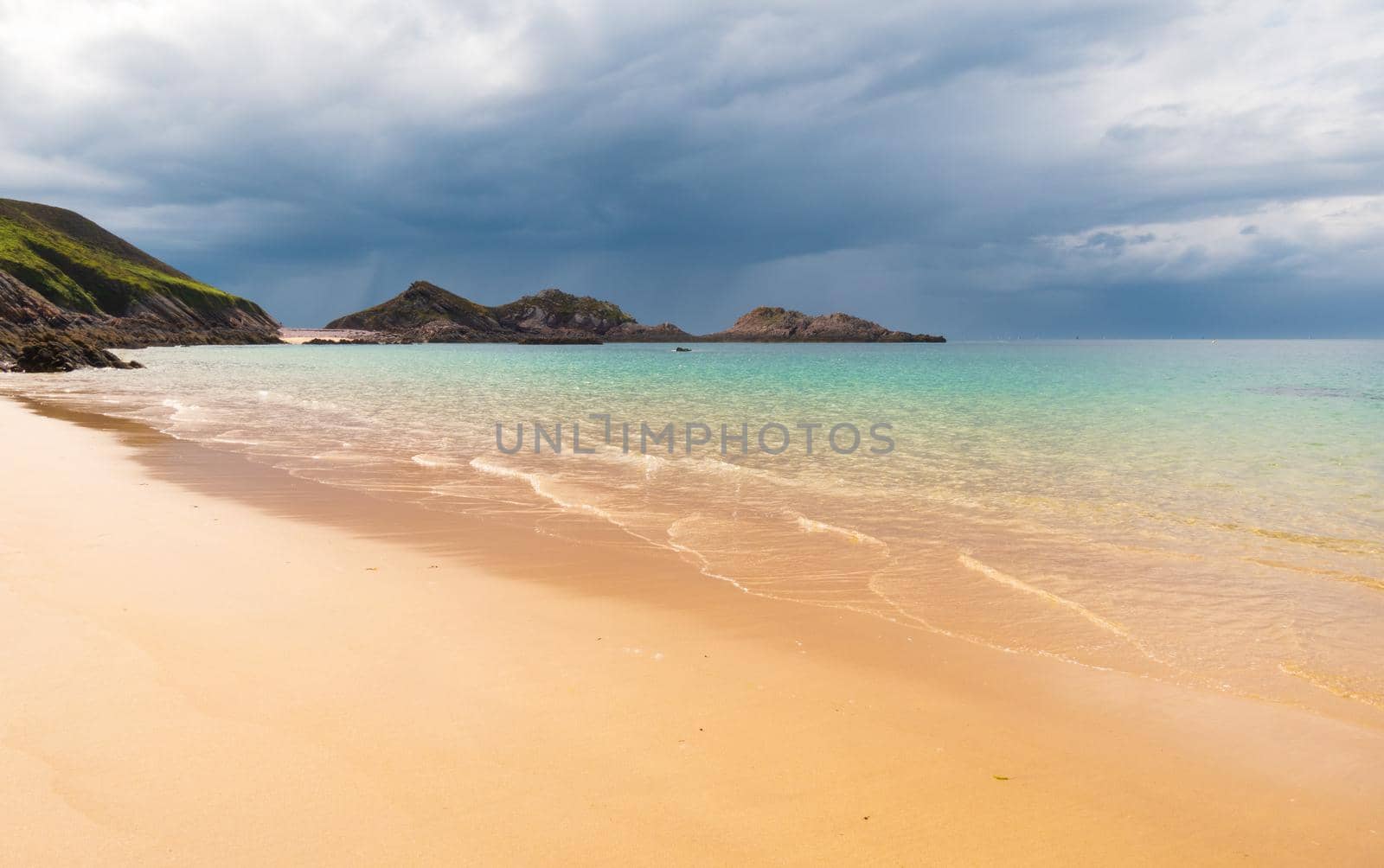 Erquy cape in Brittany, France