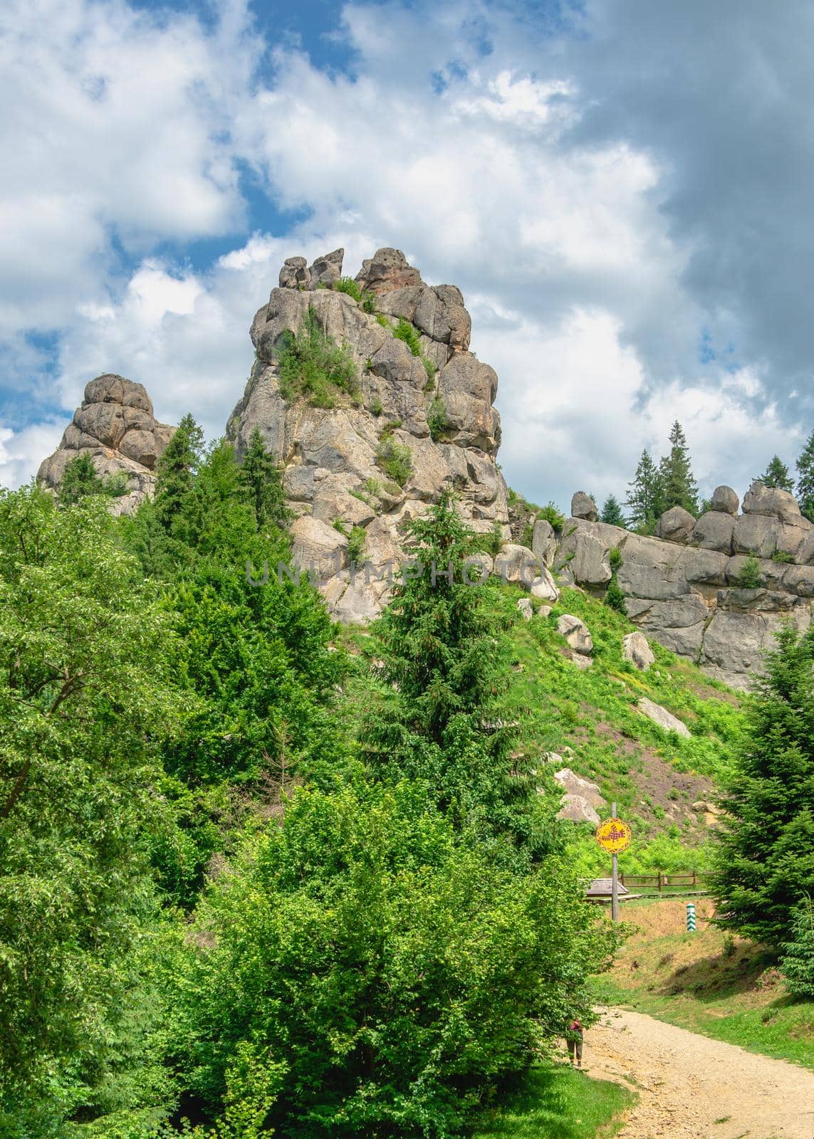 The rock complex of Tustan in Ukraine by Multipedia