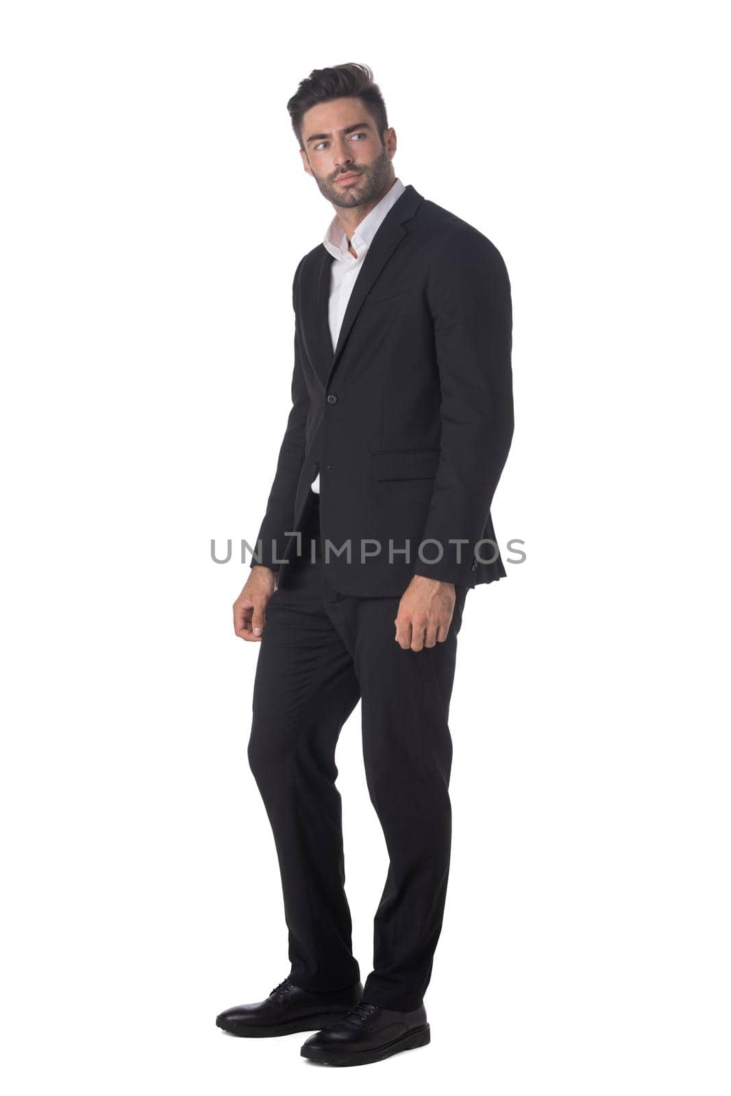 Handsome businessman on white by ALotOfPeople