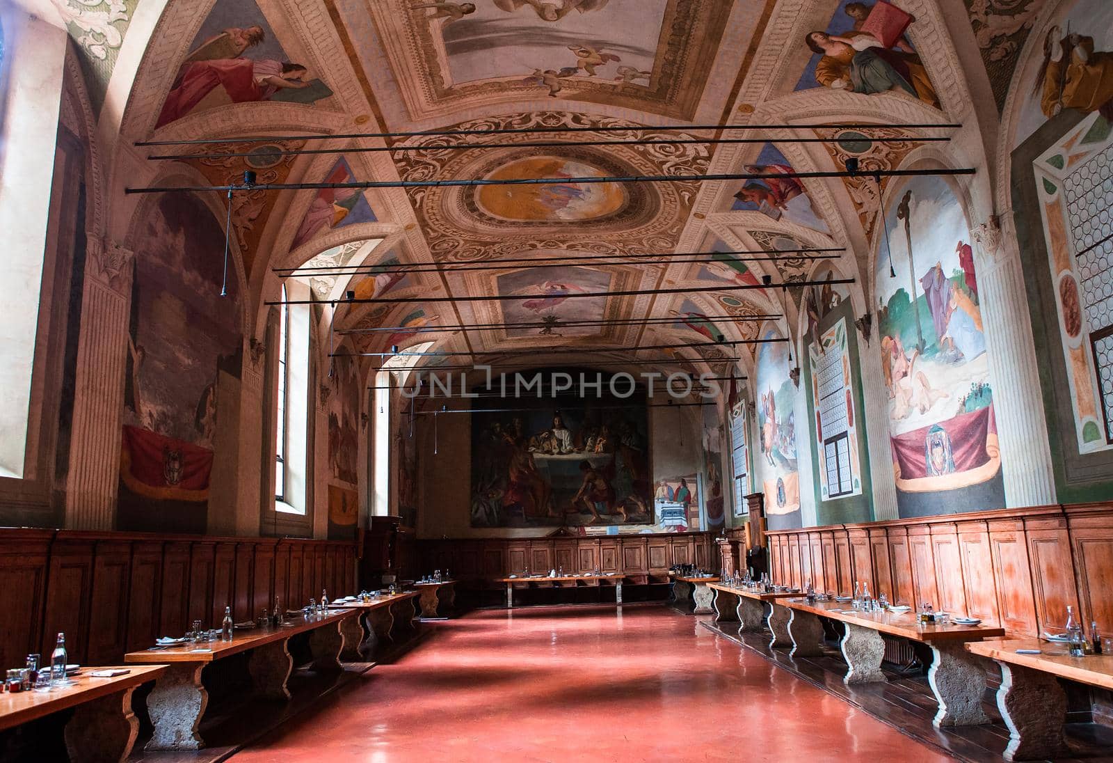 Abbey of Monte Oliveto Maggiore, Tuscany, Italy by photogolfer